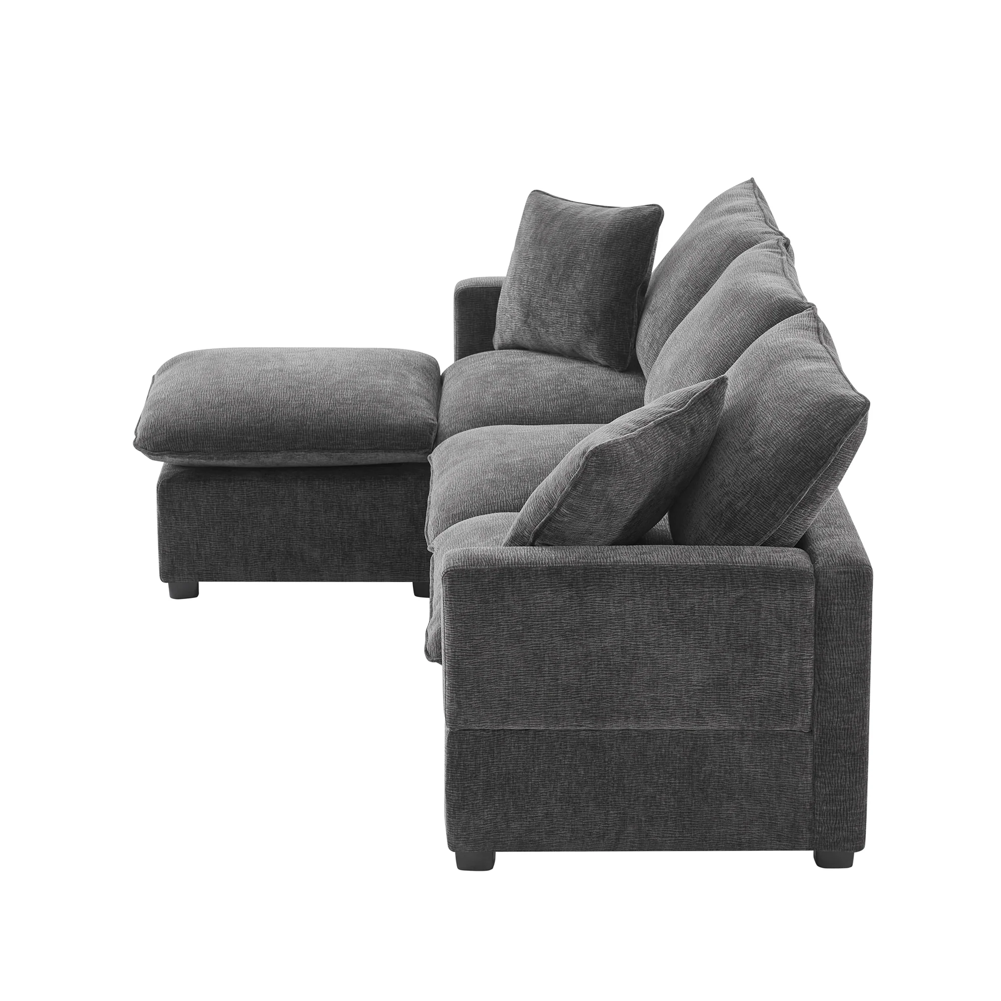 Chenille Modular L-Shape Sofa - Image 16