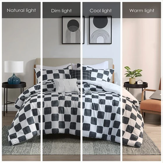 Checkered Comforter Set Twin/Twin XL - Image 11