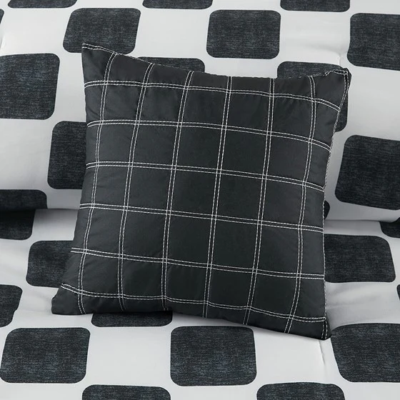 Checkered Comforter Set Twin/Twin XL - Image 15