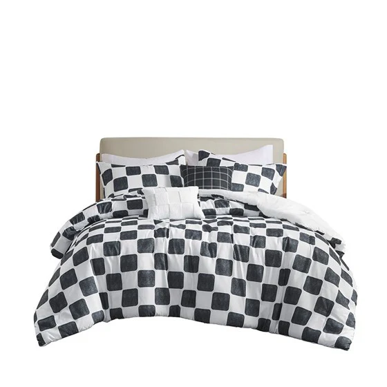 Checkered Comforter Set Twin/Twin XL - Image 5