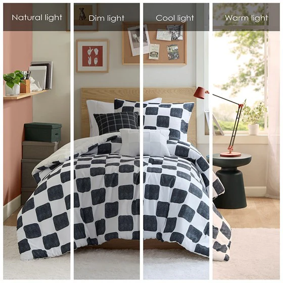 Checkered Comforter Set Twin/Twin XL - Image 6