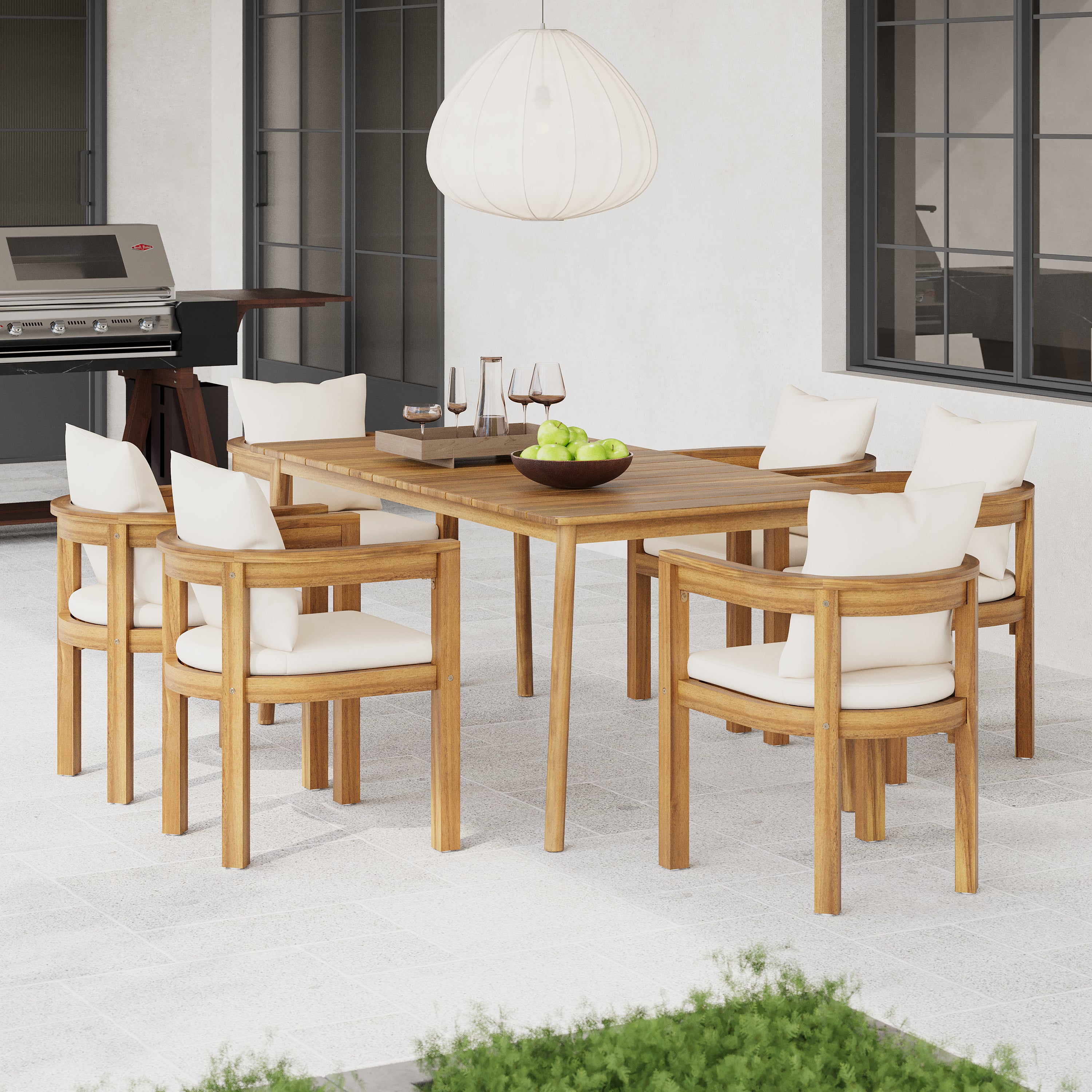 Abaco 7-Piece Outdoor Dining Set - Image 2