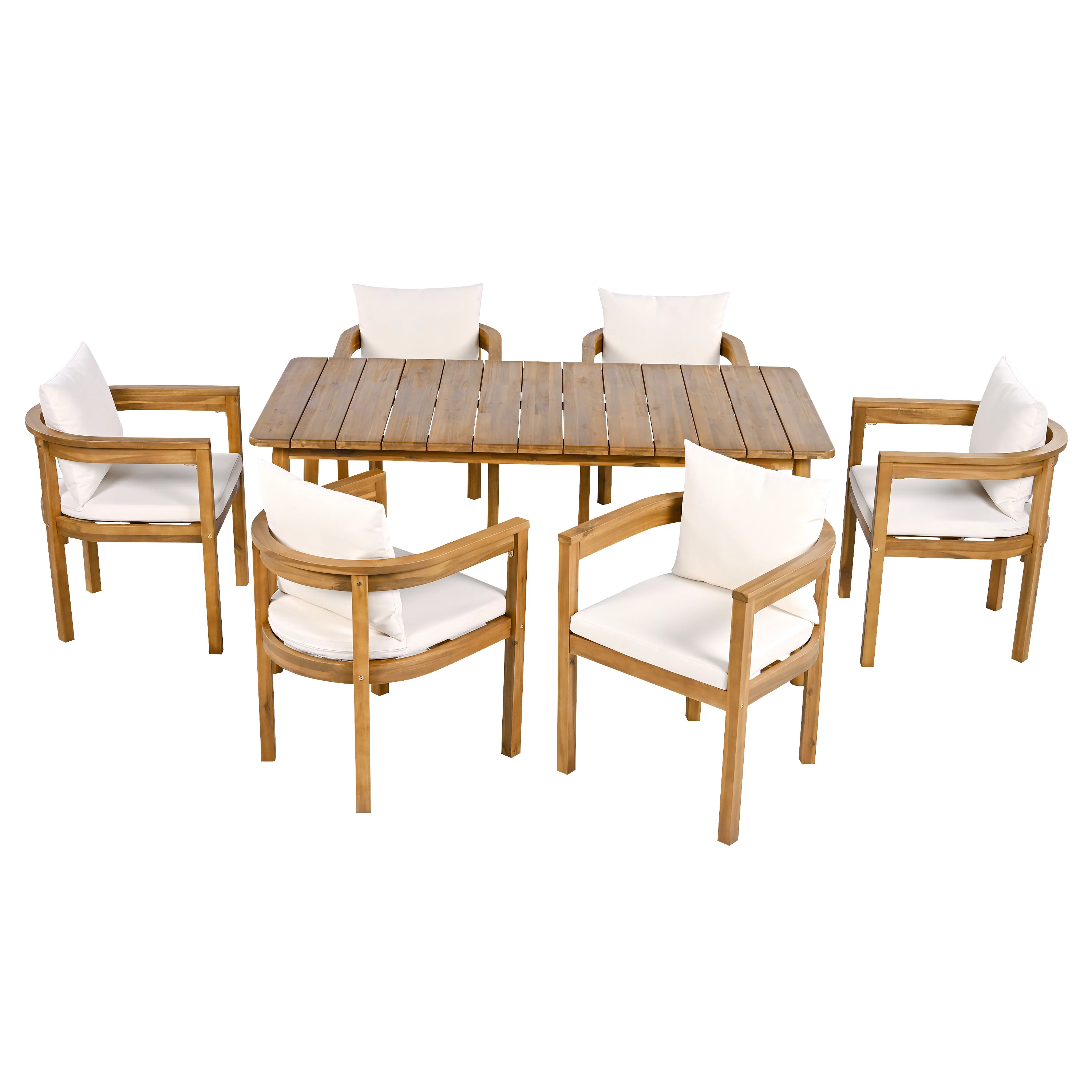 Abaco 7-Piece Outdoor Dining Set - Image 3