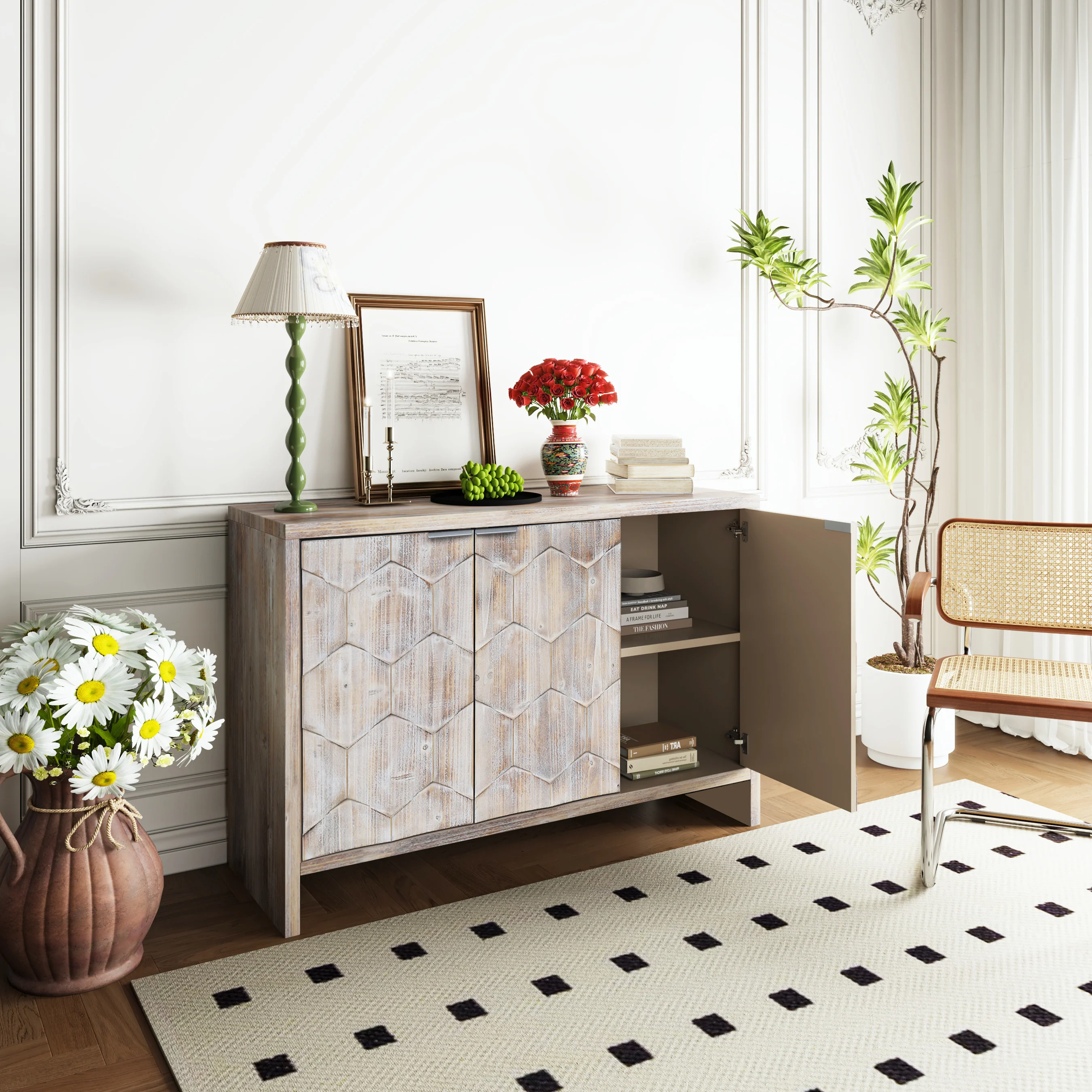 Farmhouse Style Sideboard - Image 5