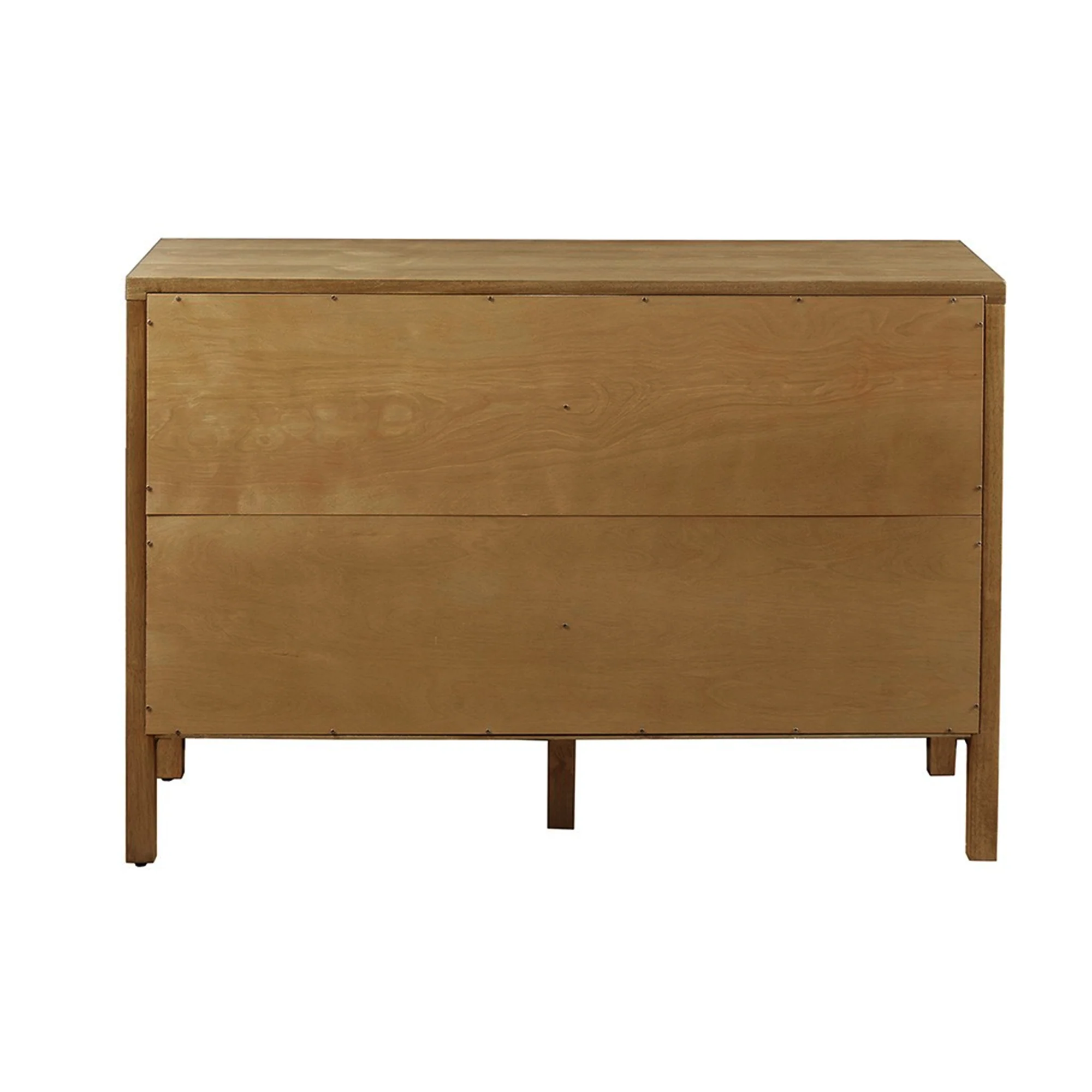 Accent Cabinet with Adjustable Shelves Natural Elm Finish 47.5 Inches - Image 7
