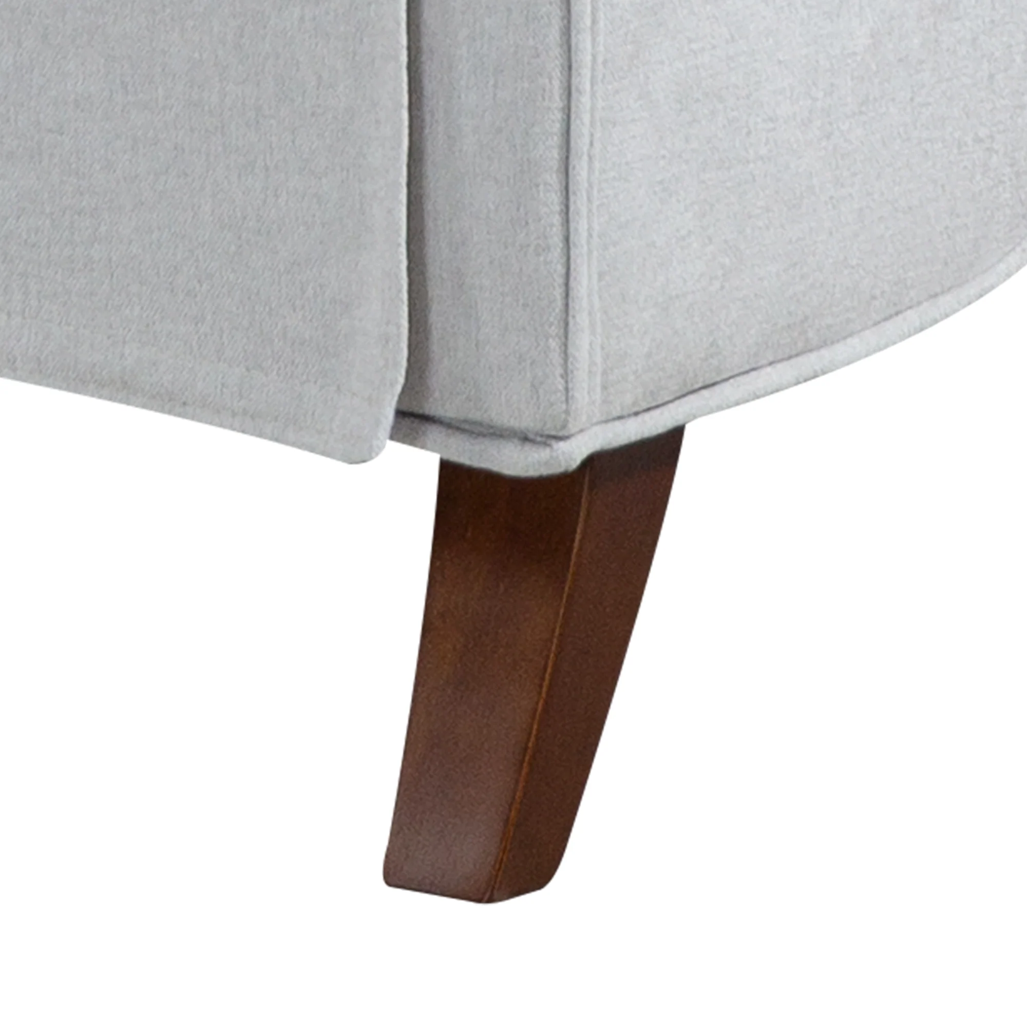 Chenille Tufted Upholstered Rolled Back Accent Chair - Image 17