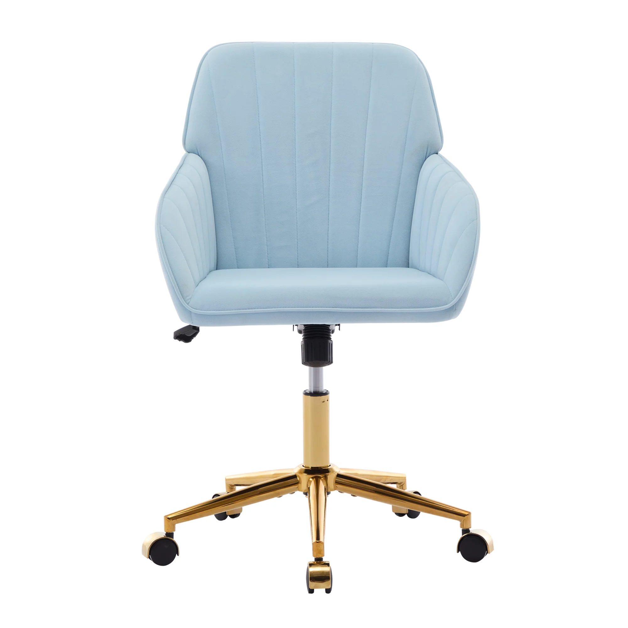 Adjustable Ergonomic Swivel Chair with Golden Base - Image 10