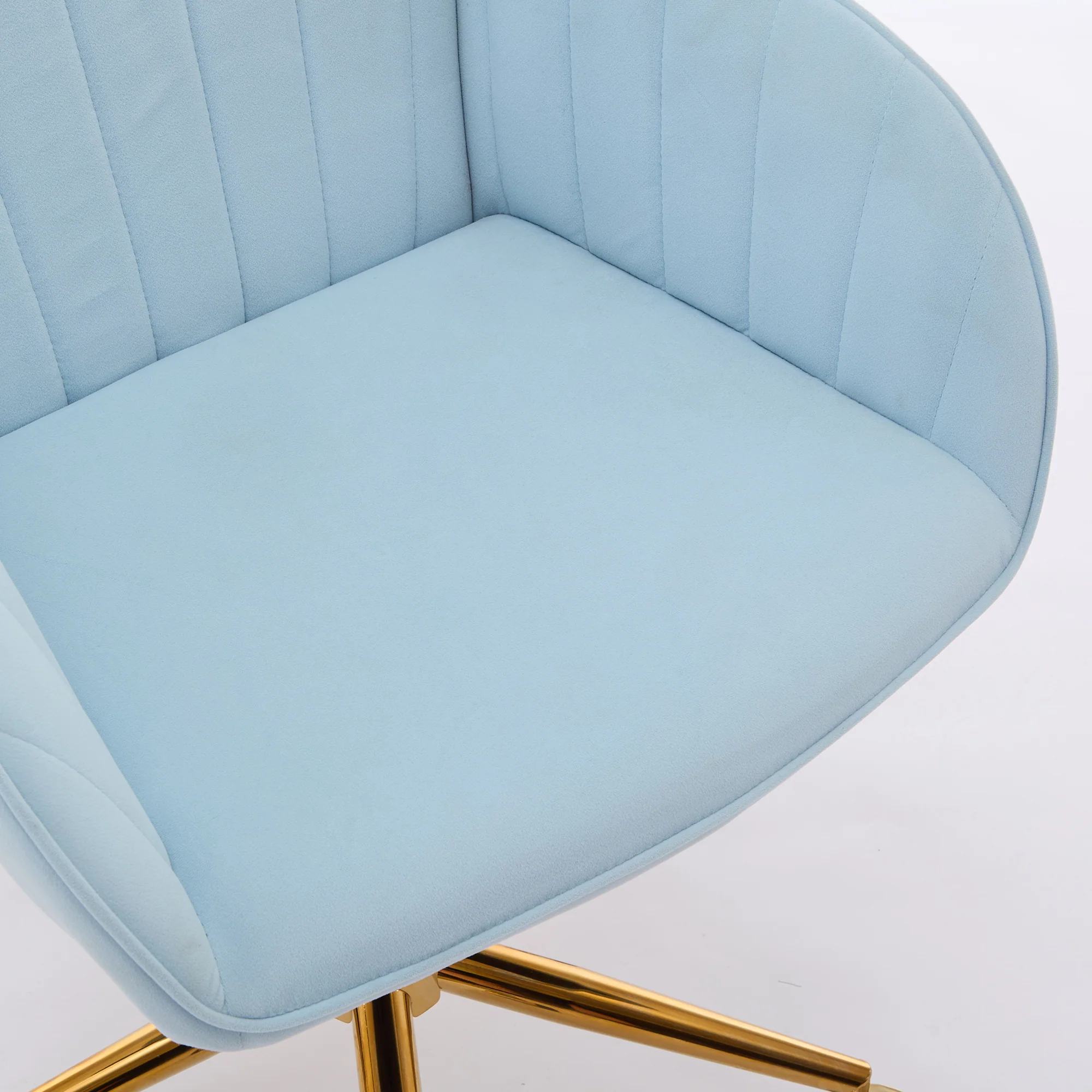 Adjustable Ergonomic Swivel Chair with Golden Base - Image 14