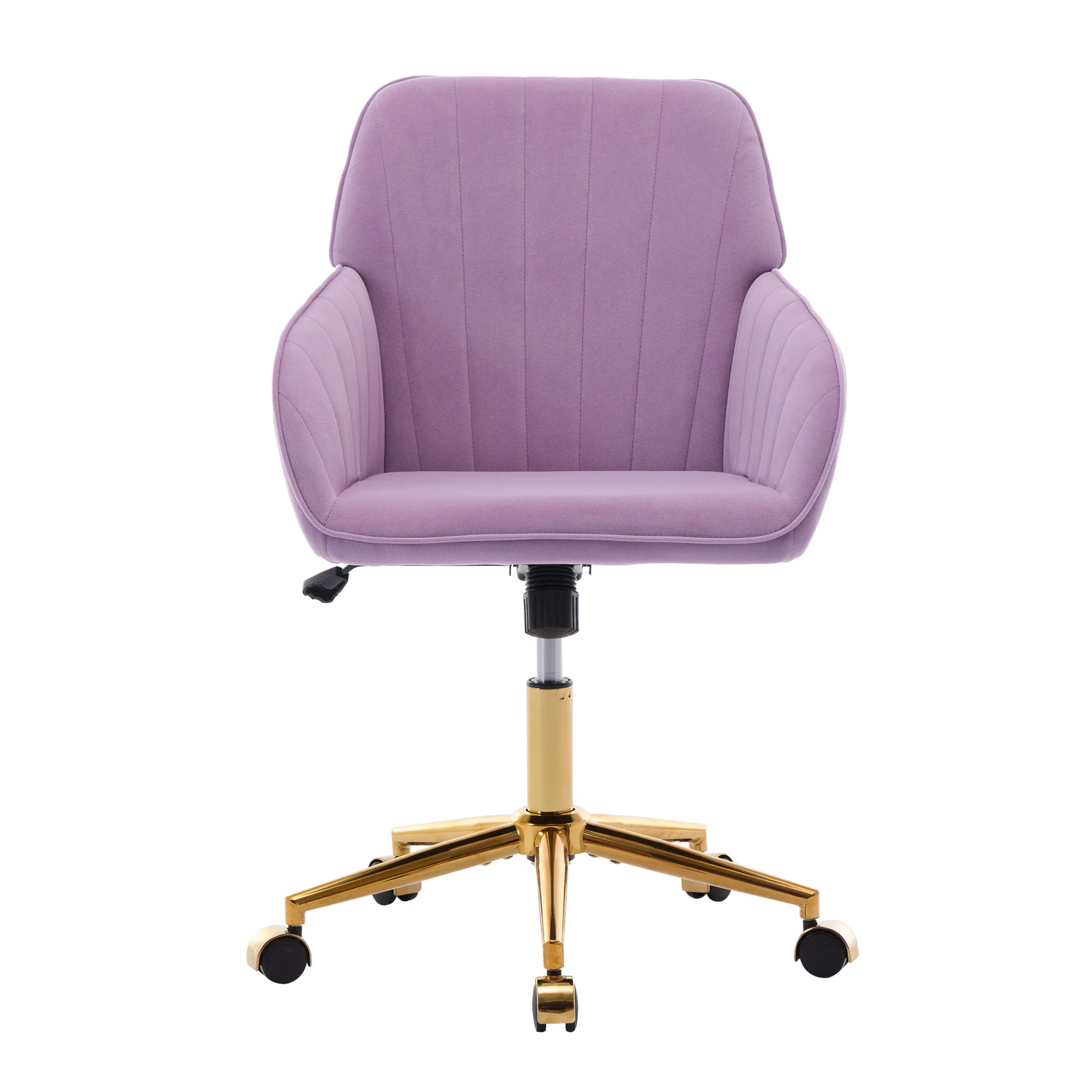 Adjustable Ergonomic Swivel Chair with Golden Base - Image 16