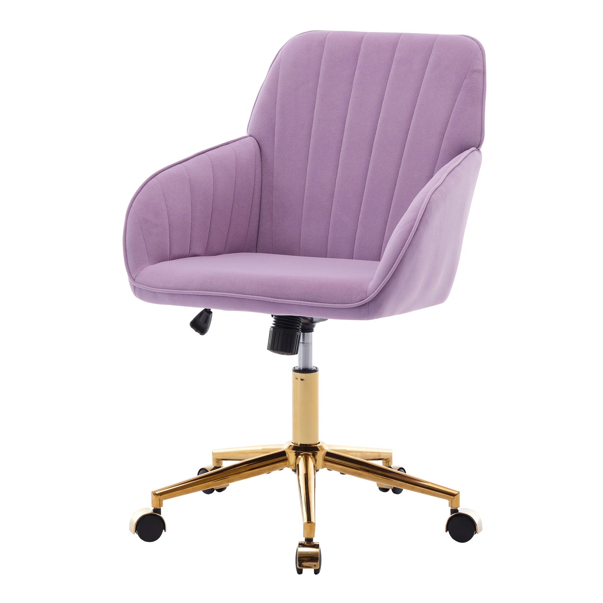 Adjustable Ergonomic Swivel Chair with Golden Base - Image 21