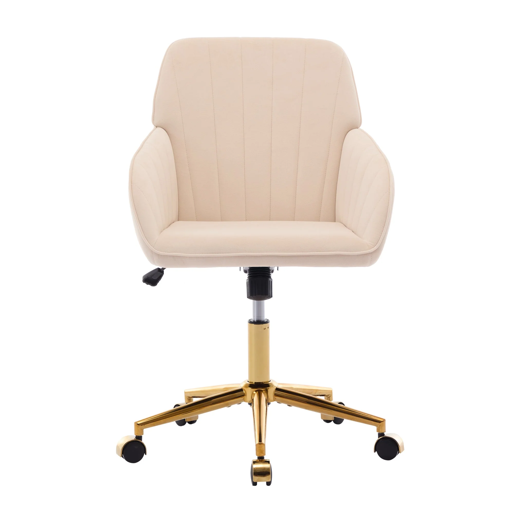 Adjustable Ergonomic Swivel Chair with Golden Base - Image 24