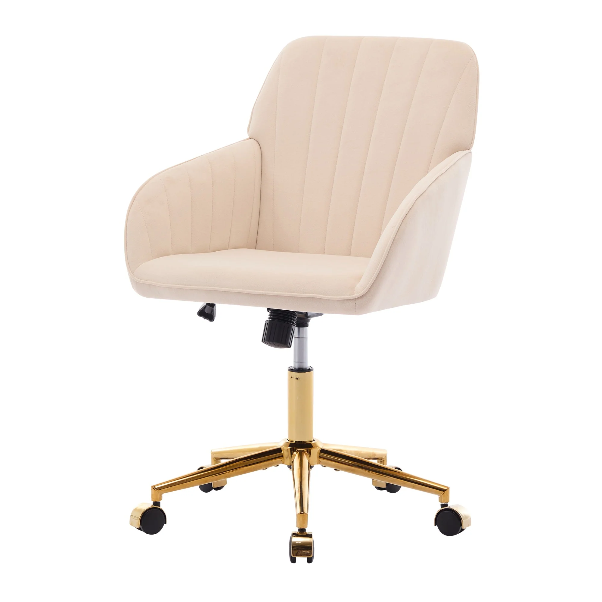 Adjustable Ergonomic Swivel Chair with Golden Base - Image 29