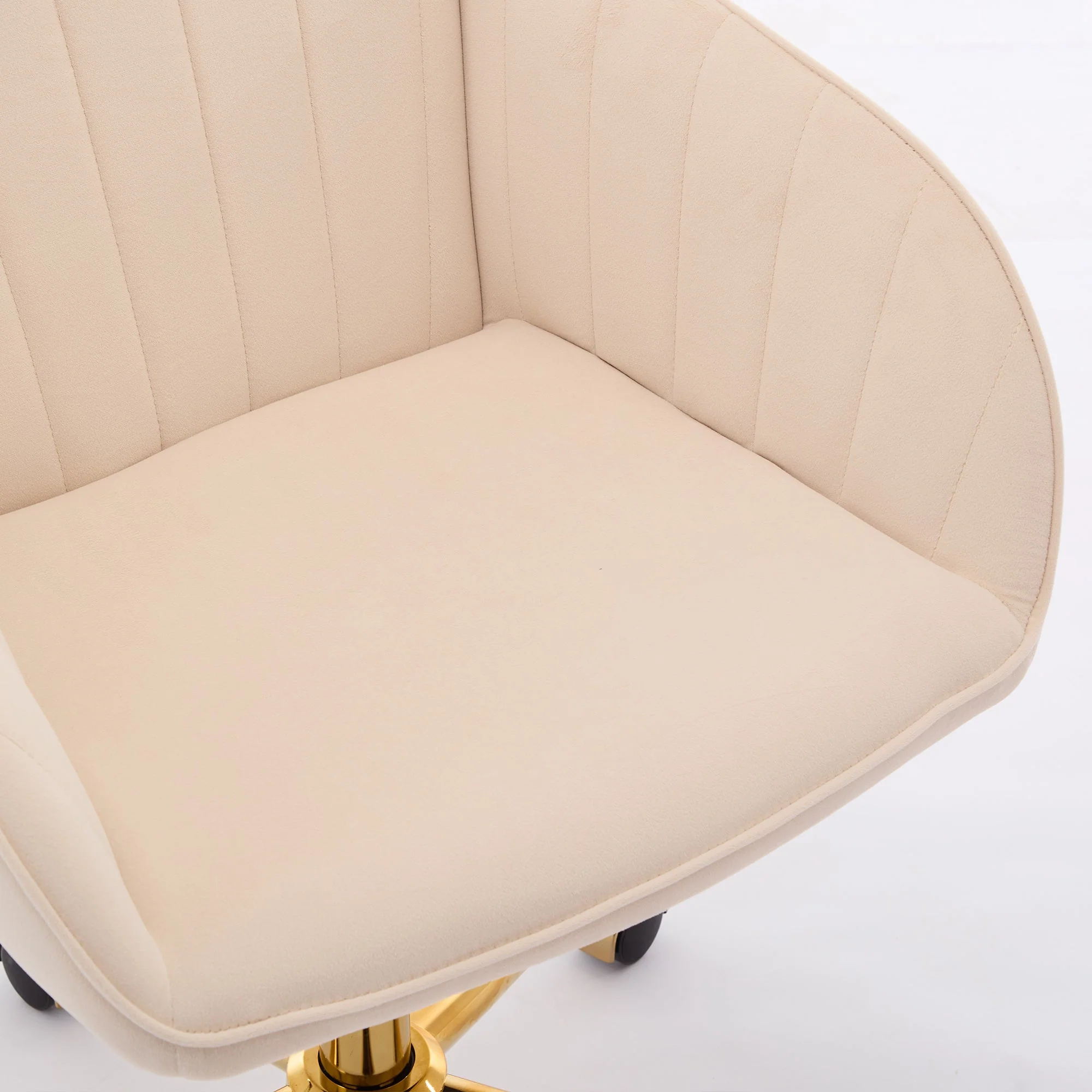 Adjustable Ergonomic Swivel Chair with Golden Base - Image 30