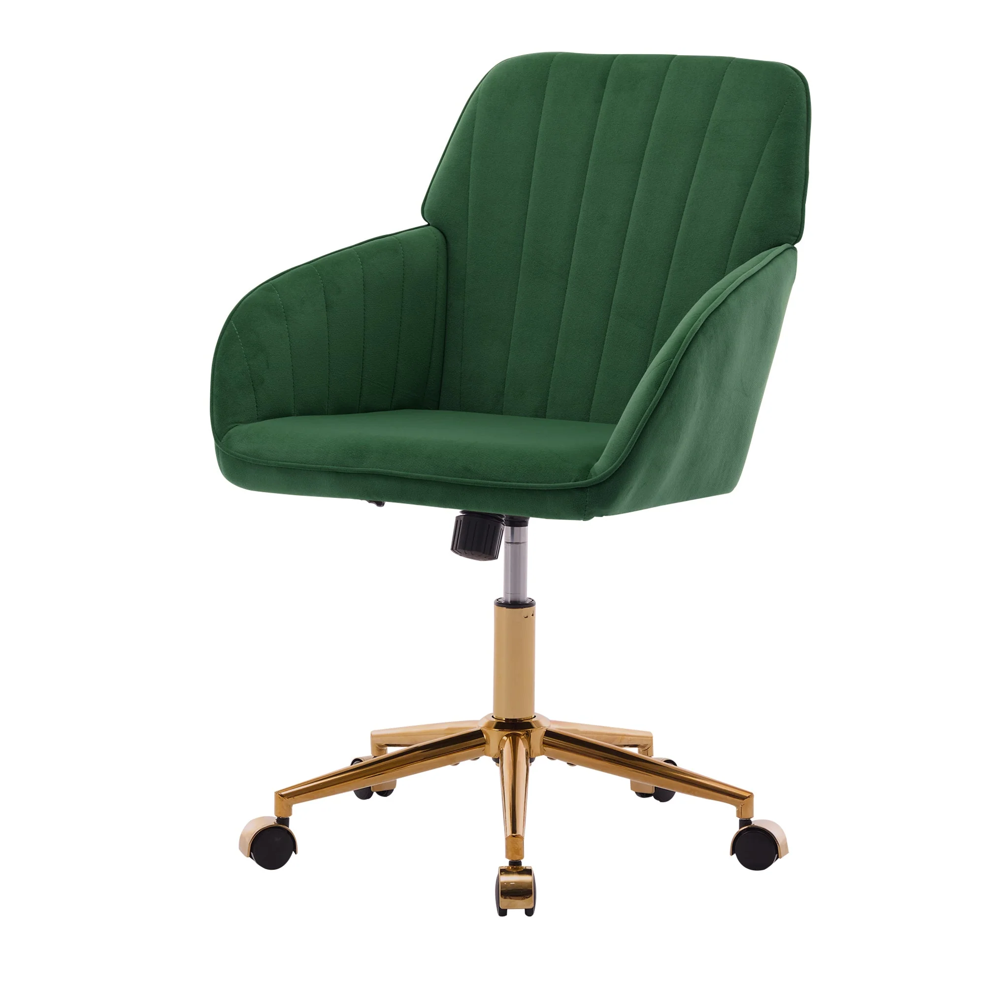 Adjustable Ergonomic Swivel Chair with Golden Base - Image 40