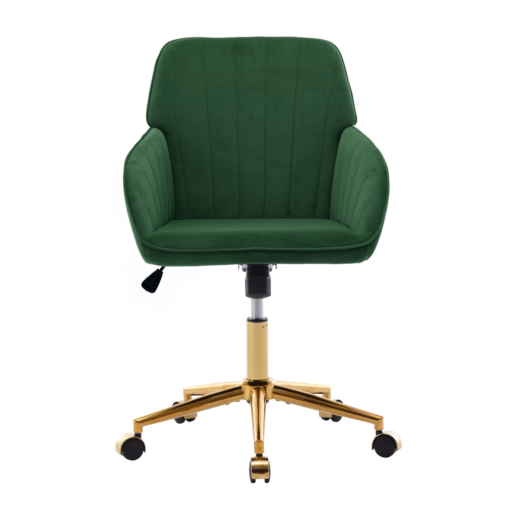 Adjustable Ergonomic Swivel Chair with Golden Base - Image 45