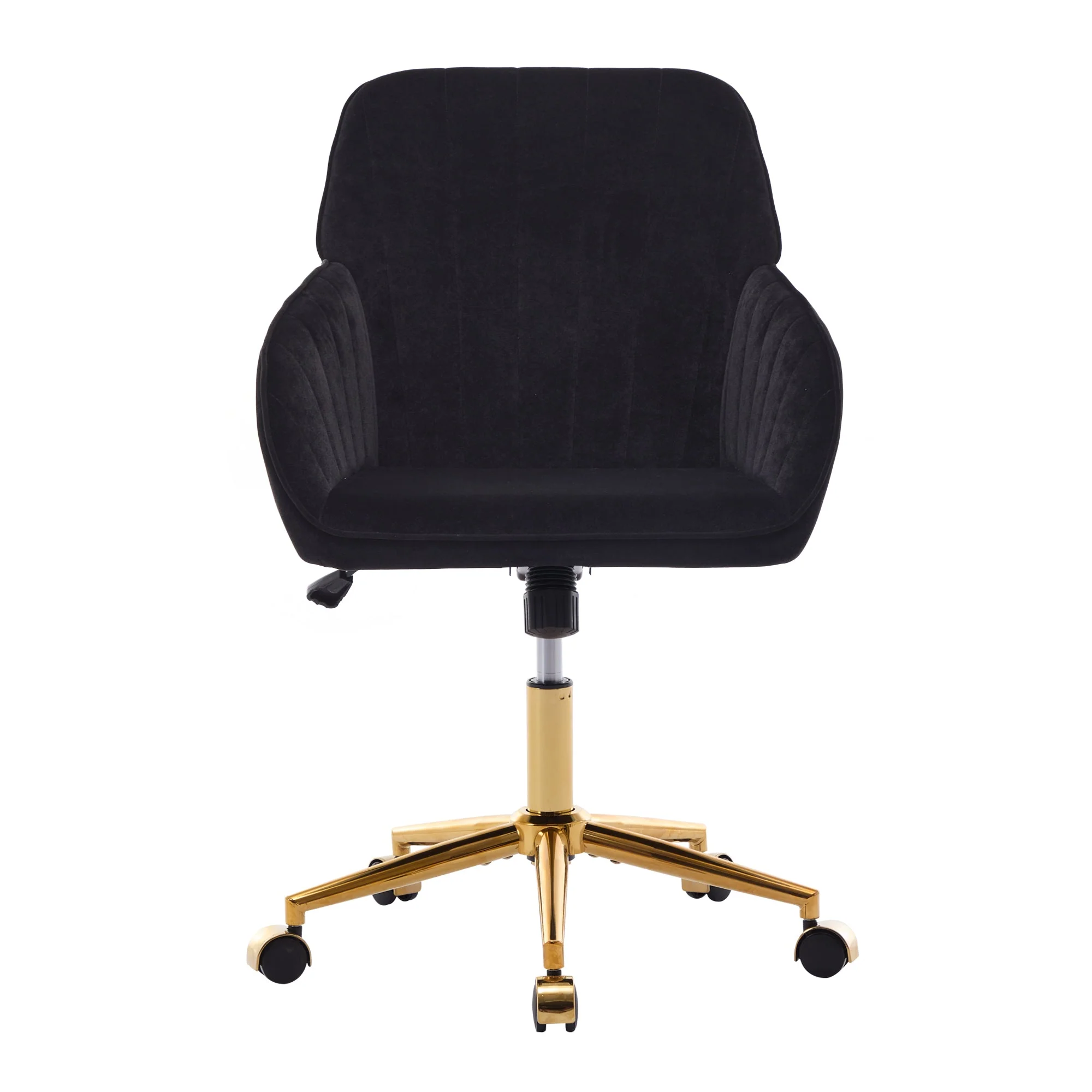 Adjustable Ergonomic Swivel Chair with Golden Base - Image 51