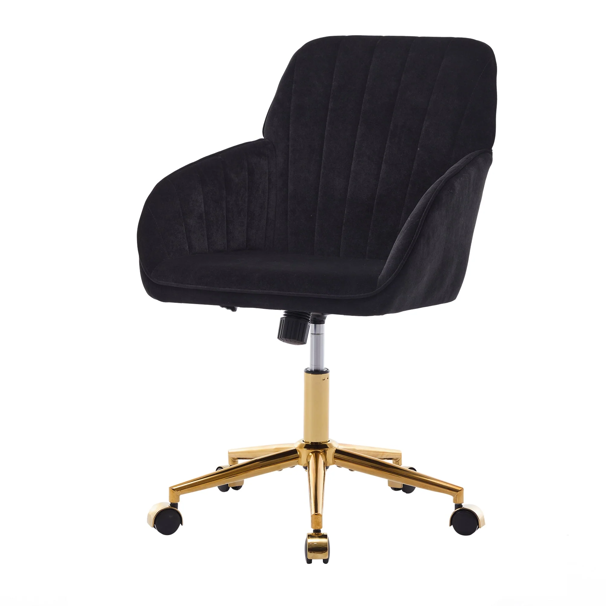 Adjustable Ergonomic Swivel Chair with Golden Base - Image 56