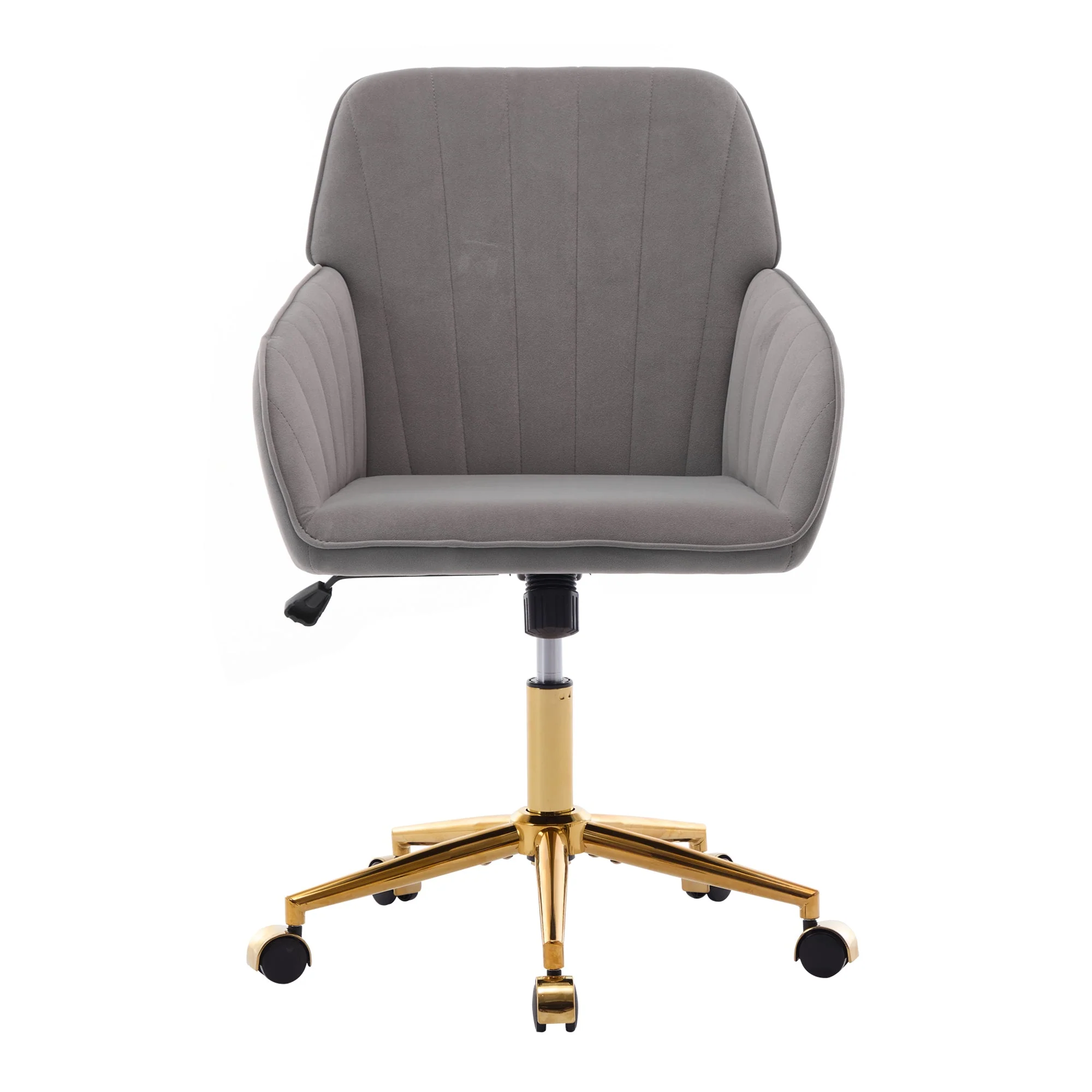 Adjustable Ergonomic Swivel Chair with Golden Base - Image 58