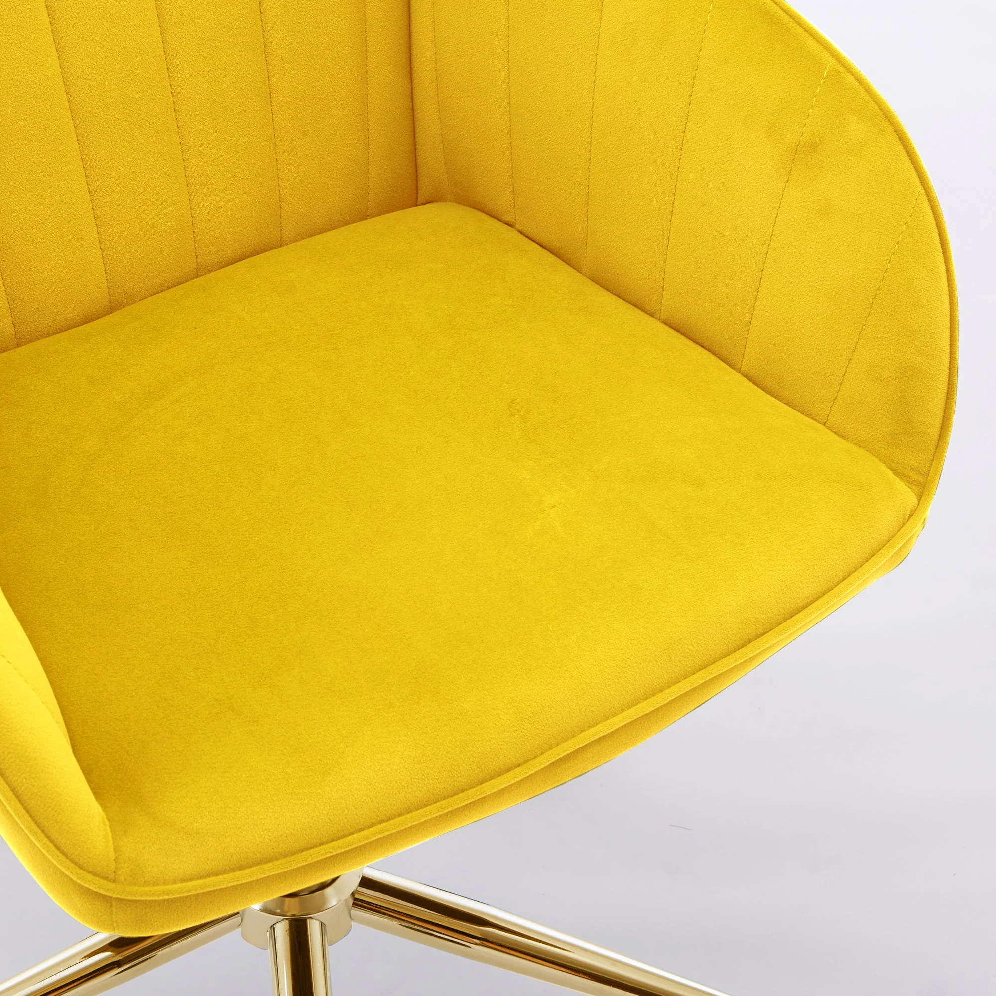 Adjustable Ergonomic Swivel Chair with Golden Base - Image 67