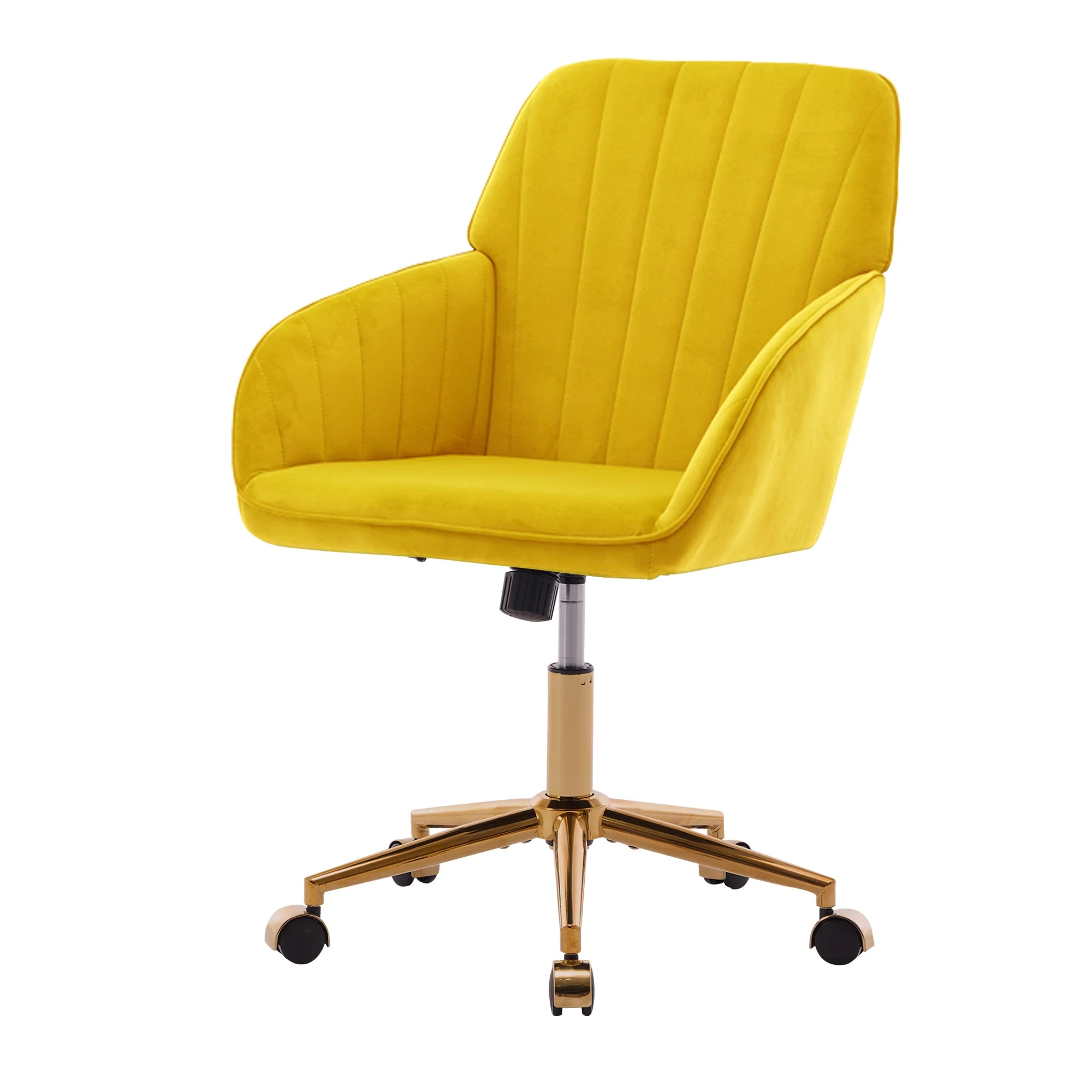 Adjustable Ergonomic Swivel Chair with Golden Base - Image 69