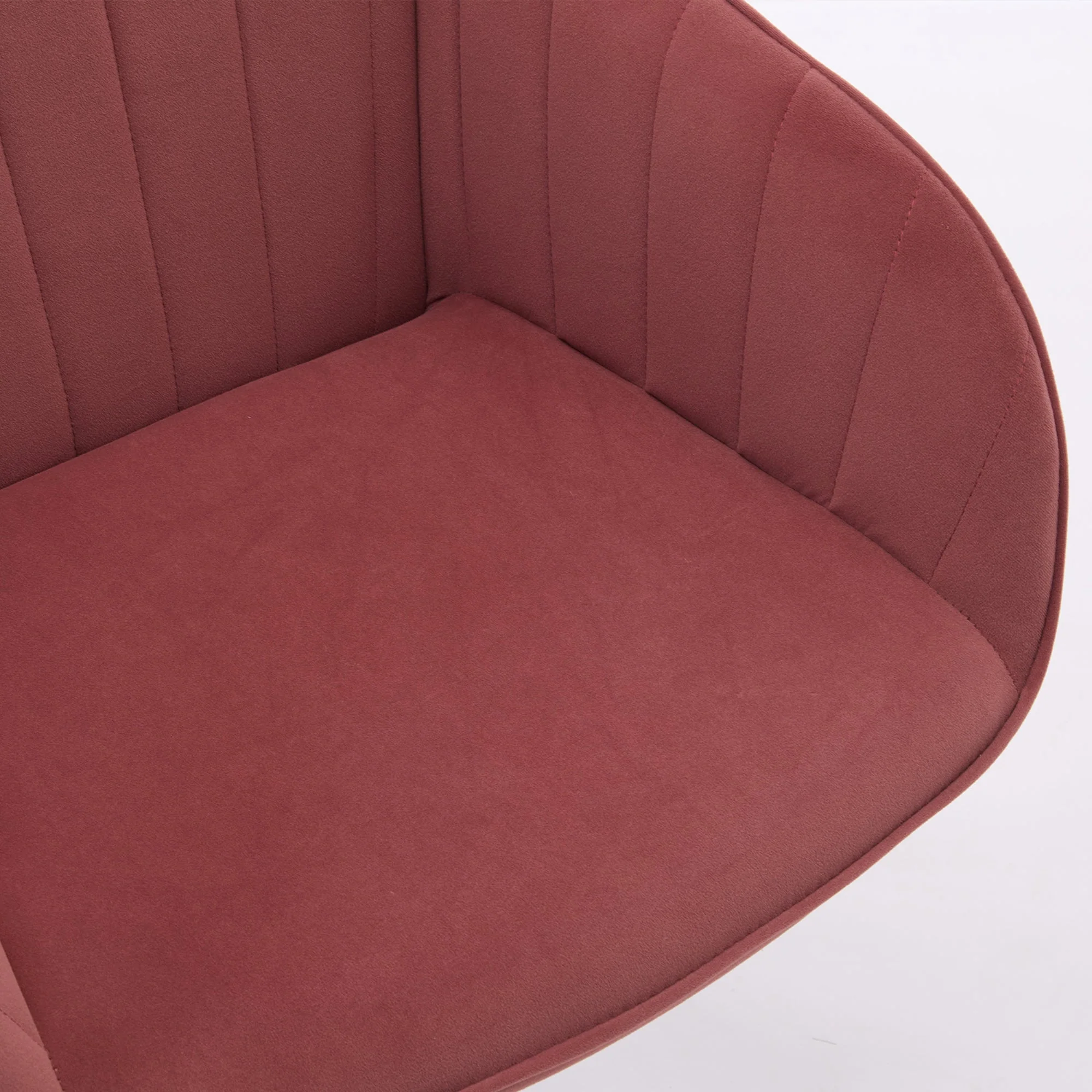 Adjustable Ergonomic Swivel Chair with Golden Base - Image 7