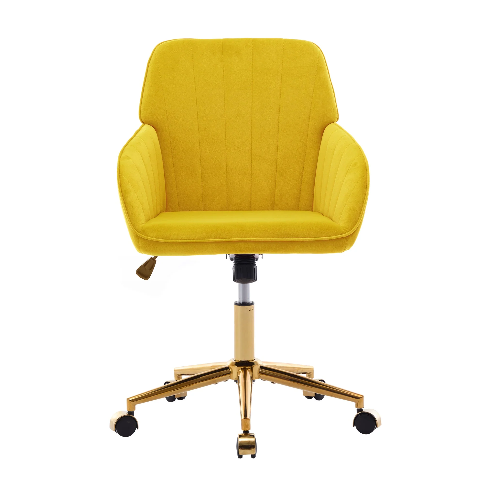 Adjustable Ergonomic Swivel Chair with Golden Base - Image 71
