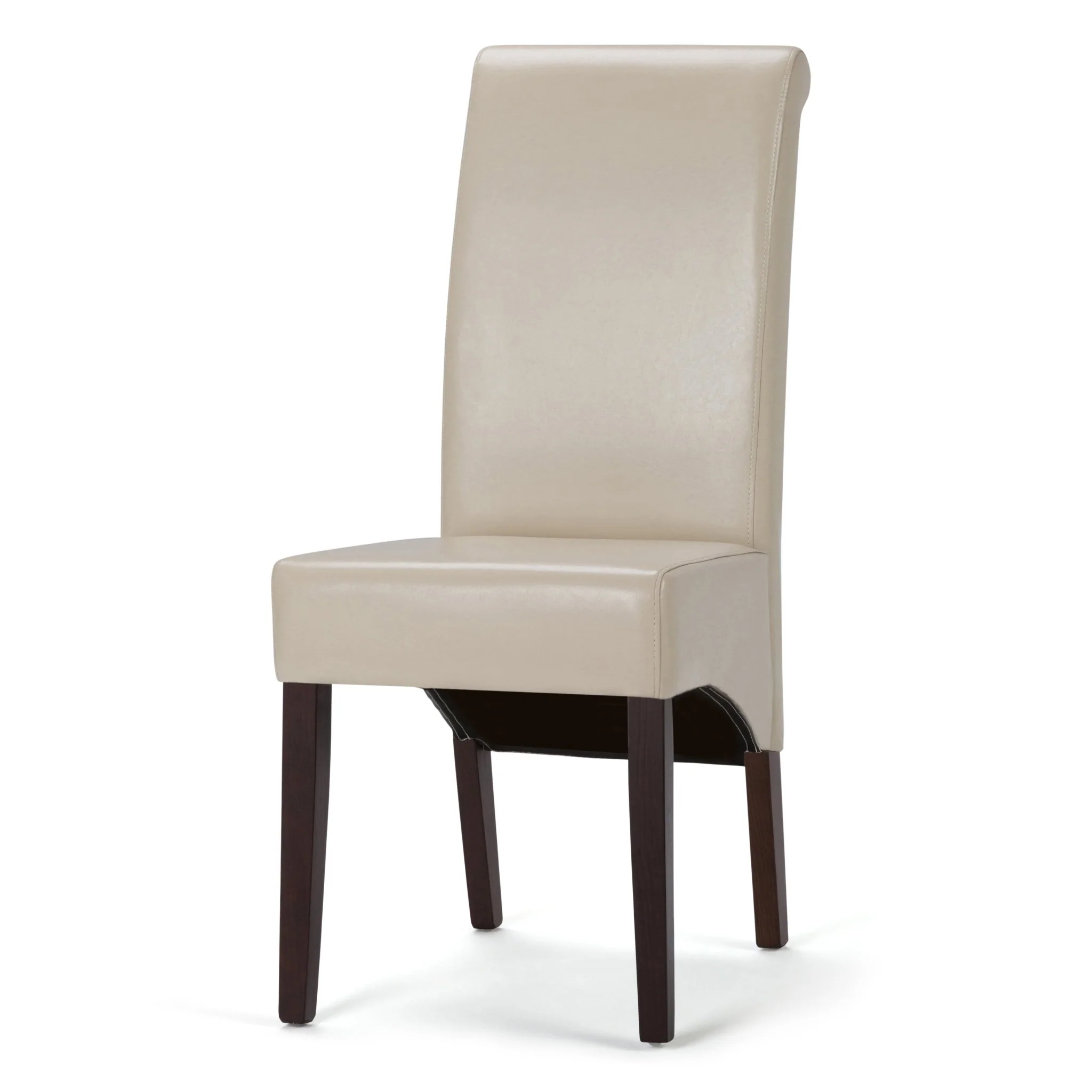 Aegis Faux Leather Dining Chair with Curved Top Detail, Set of 2 - Image 13