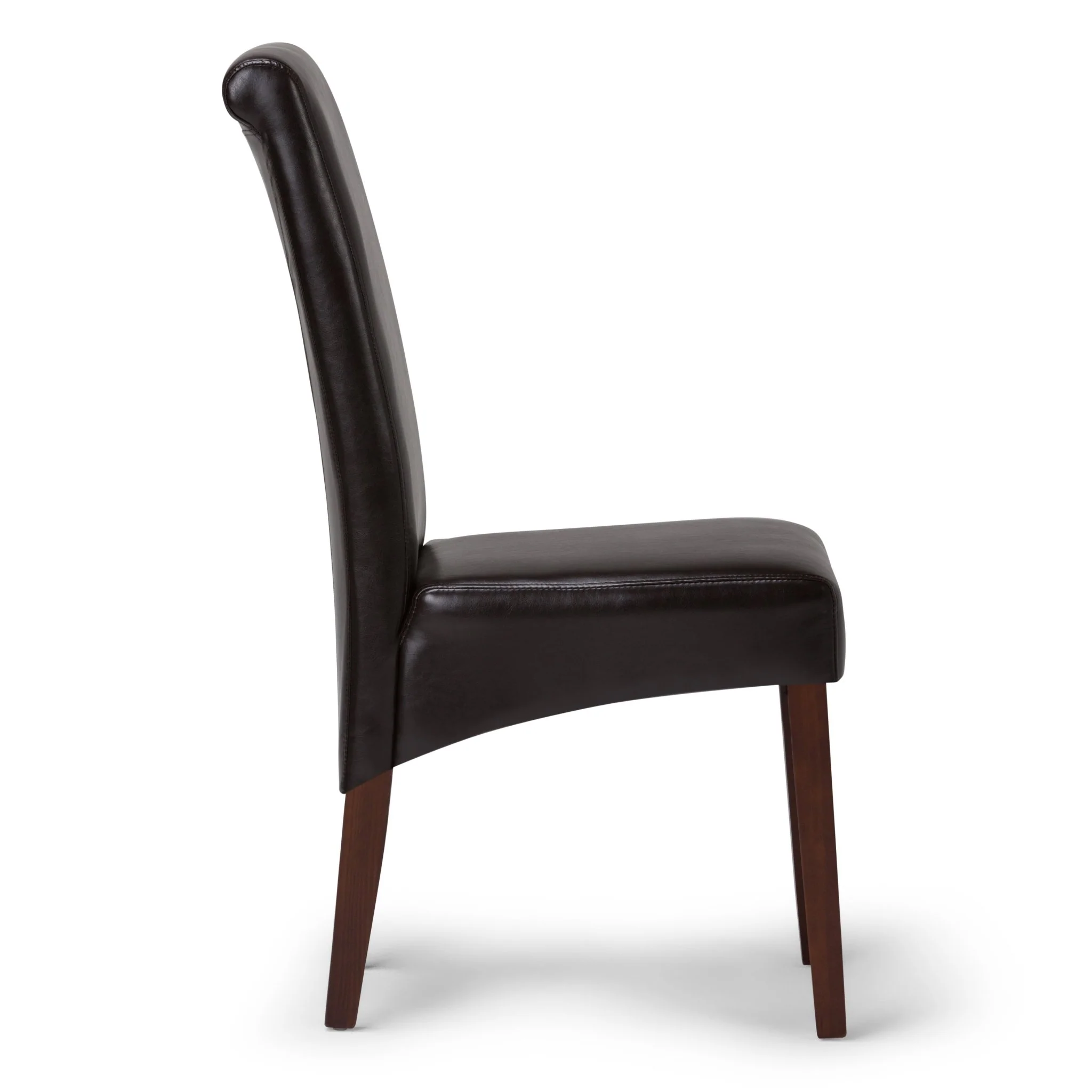 Aegis Faux Leather Dining Chair with Curved Top Detail, Set of 2 - Image 20