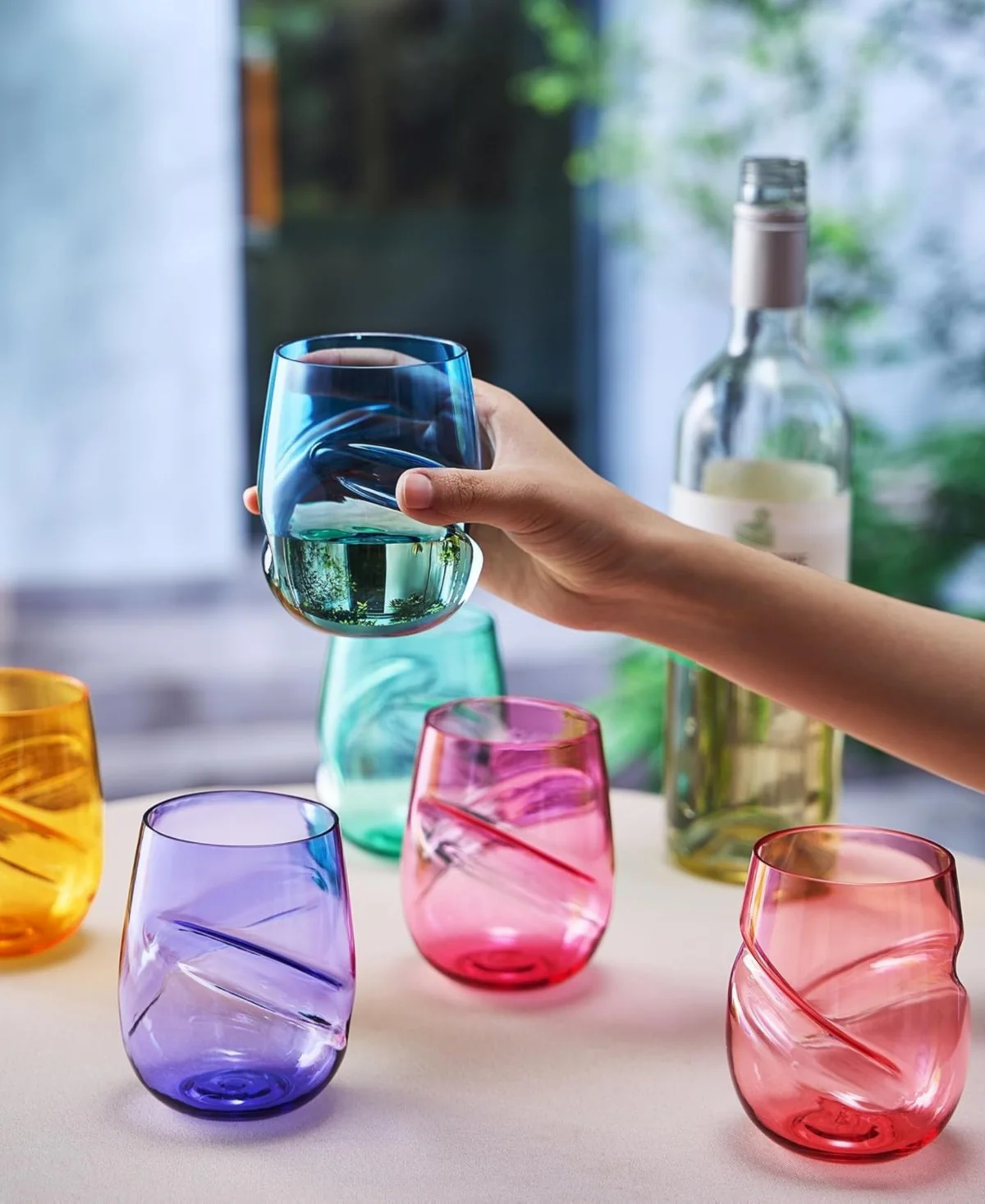 Aerating Stemless Wine Glasses Set of 6 - Image 2