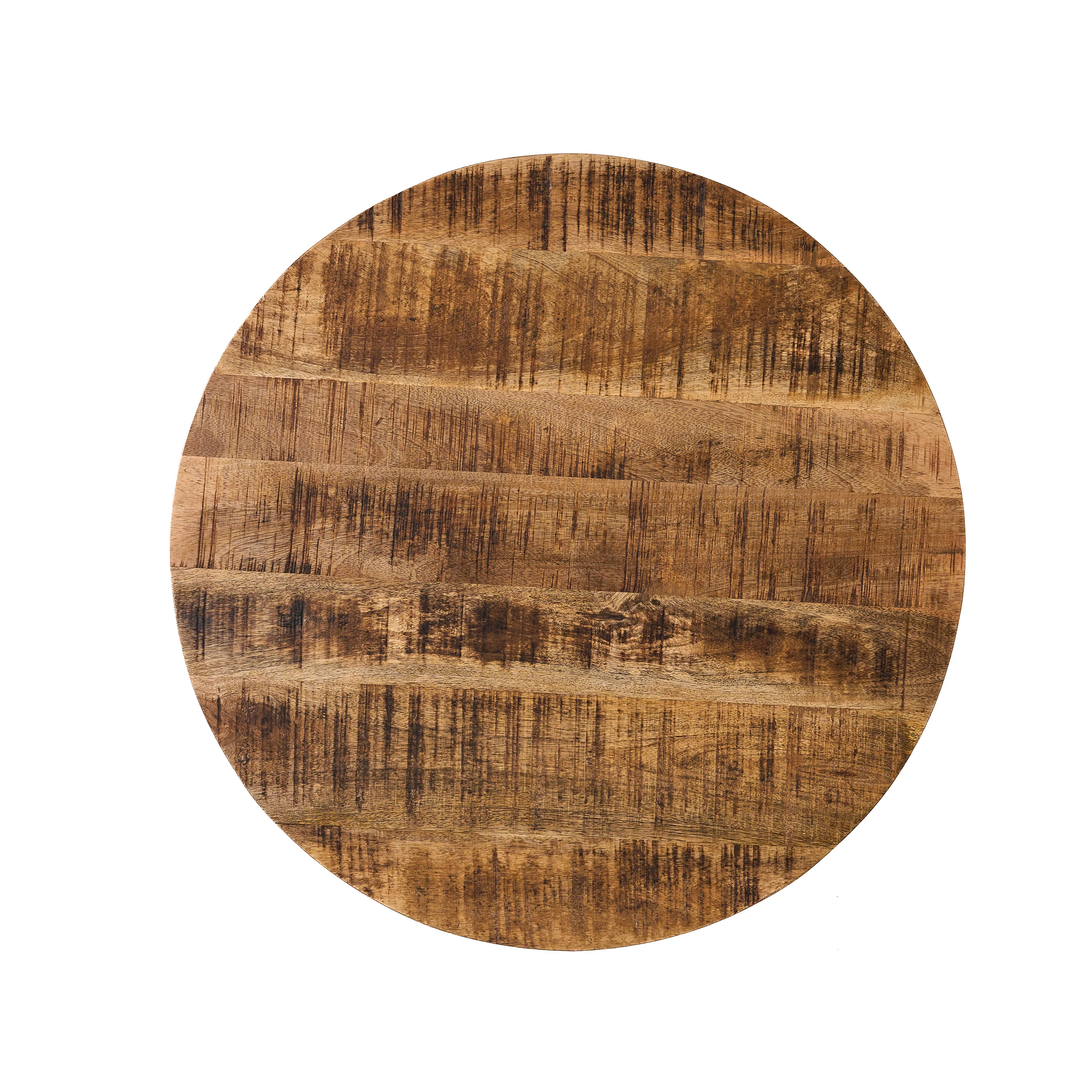 Ameliarae Handcrafted Boho Mango Wood and Iron Coffee Table - Image 6