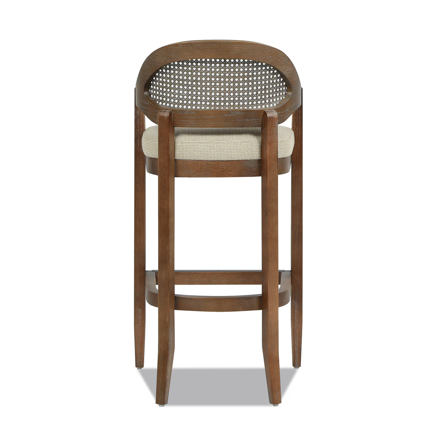Americana Mid-Century Modern Cane Back Bar Stool - Image 6