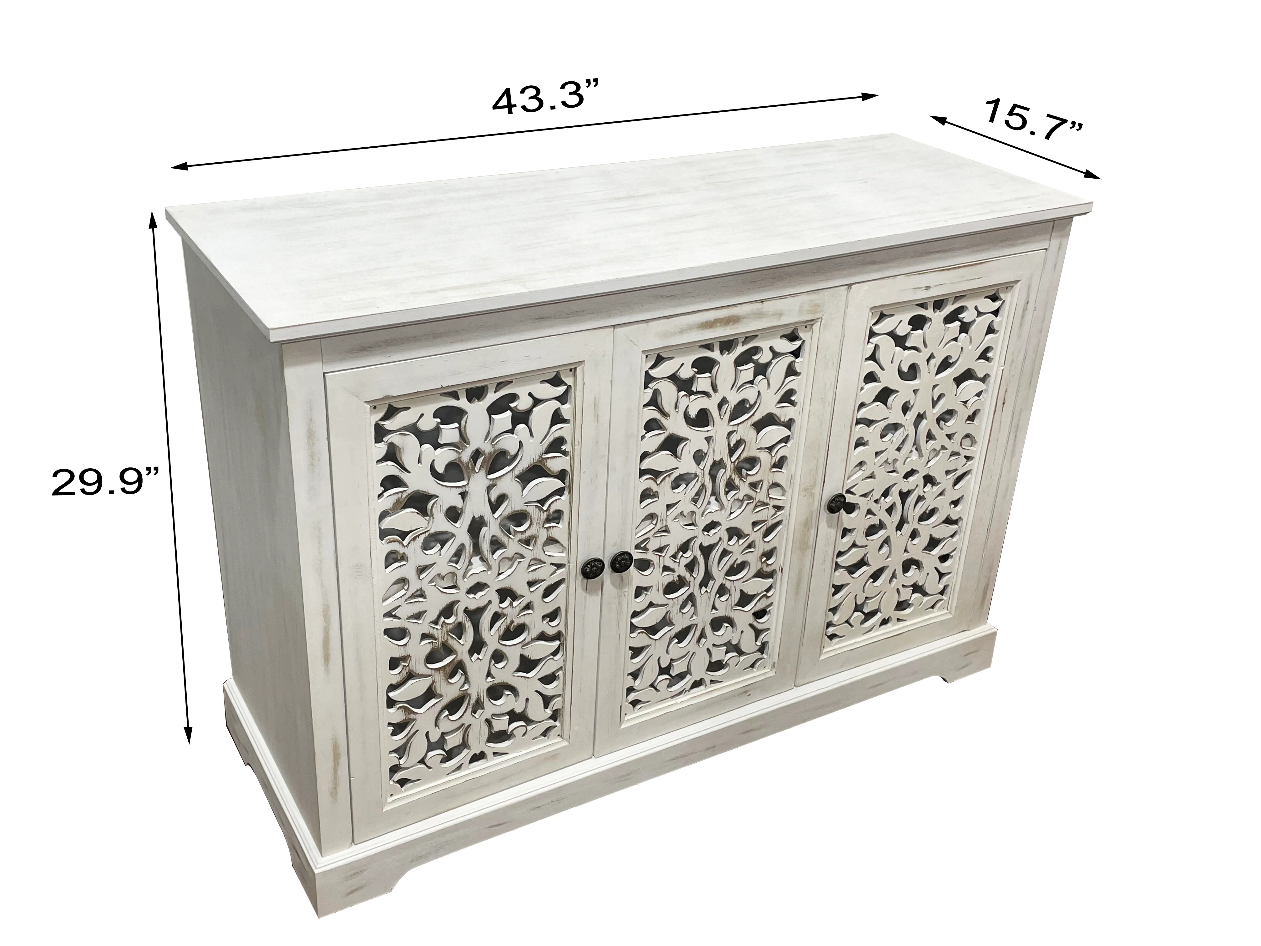 Antique Sideboard Storage Cabinet - Image 6
