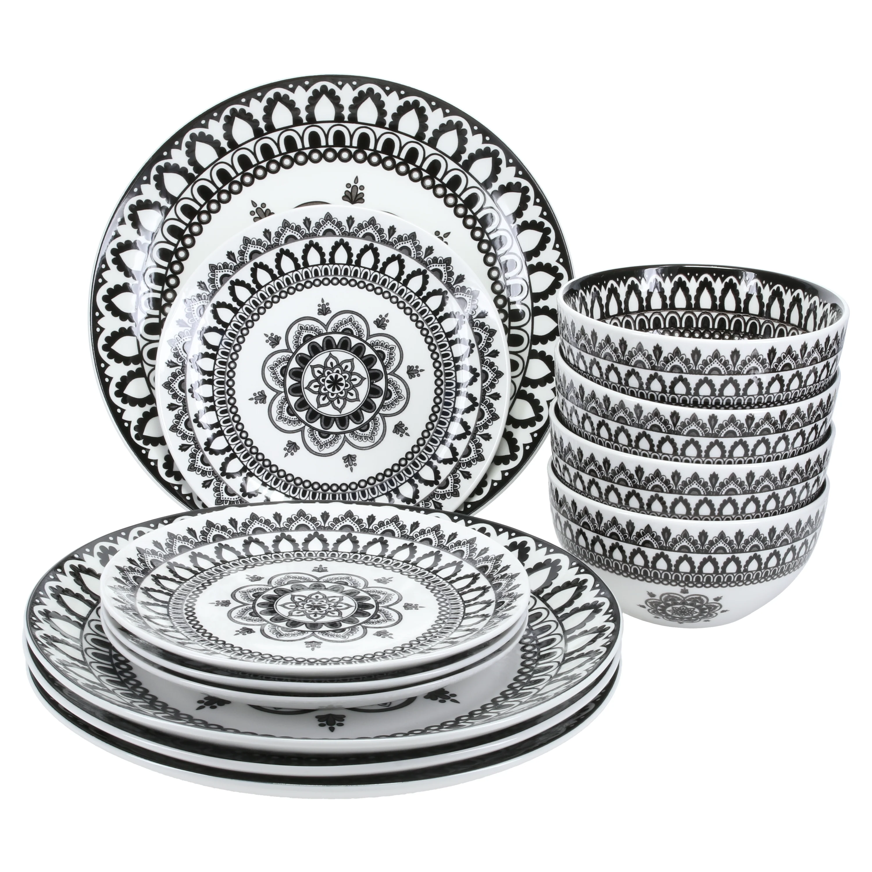 Arabesque 12 Piece Dinnerware Set - Image 11
