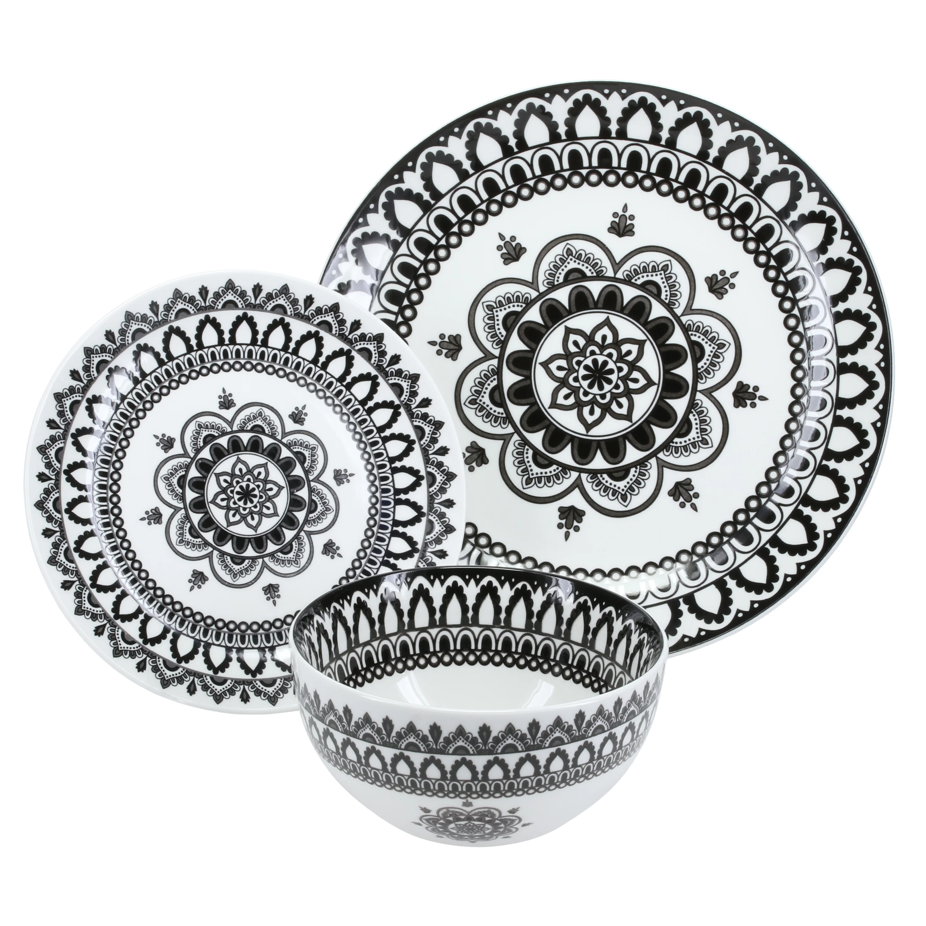 Arabesque 12 Piece Dinnerware Set - Image 12