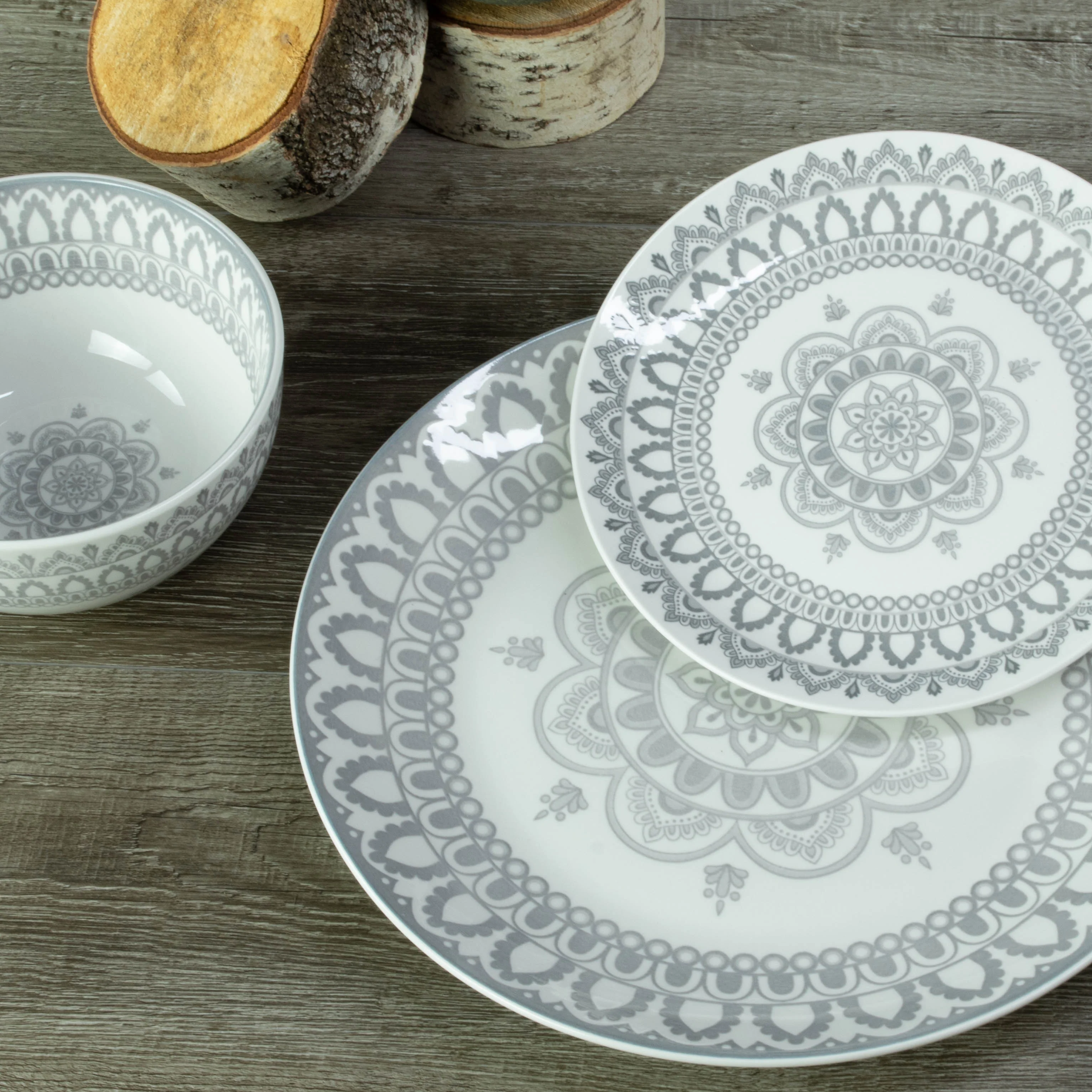 Arabesque 12 Piece Dinnerware Set - Image 6