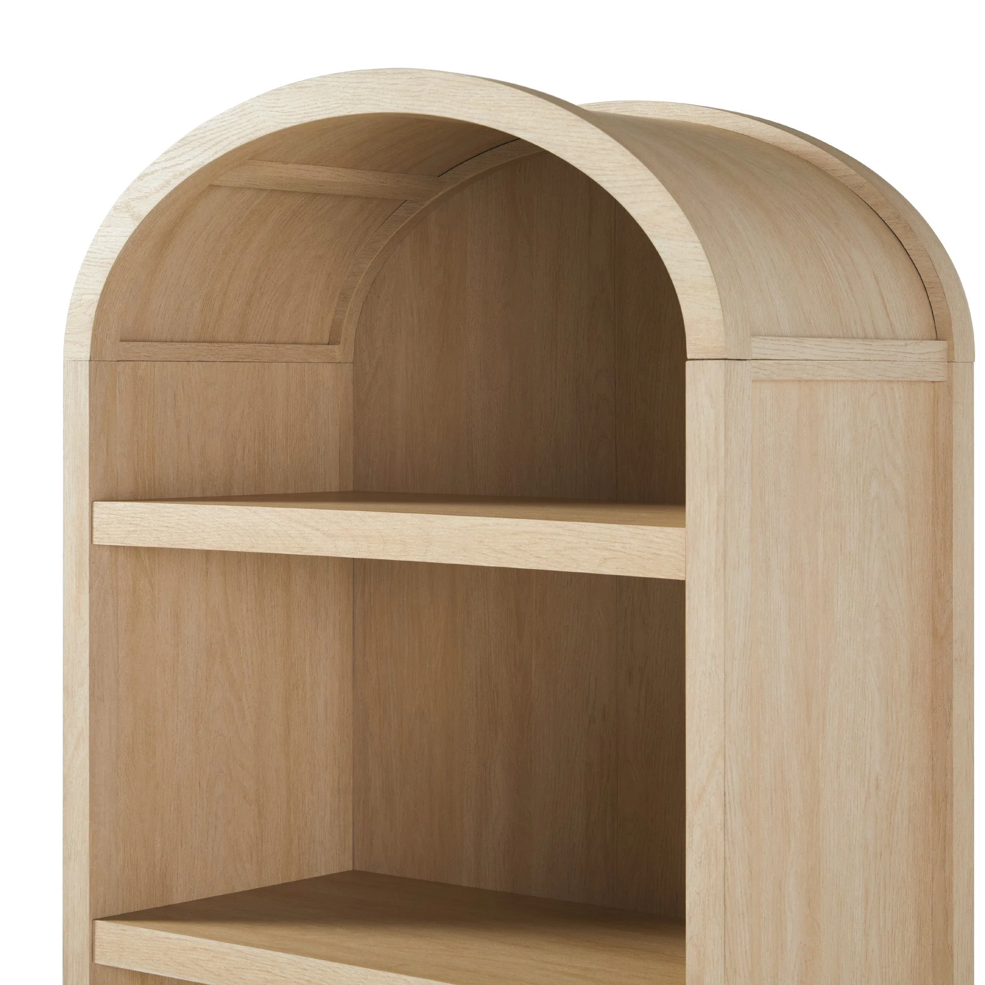 Arched Bookcase with 5 Spacious Shelves - Image 4