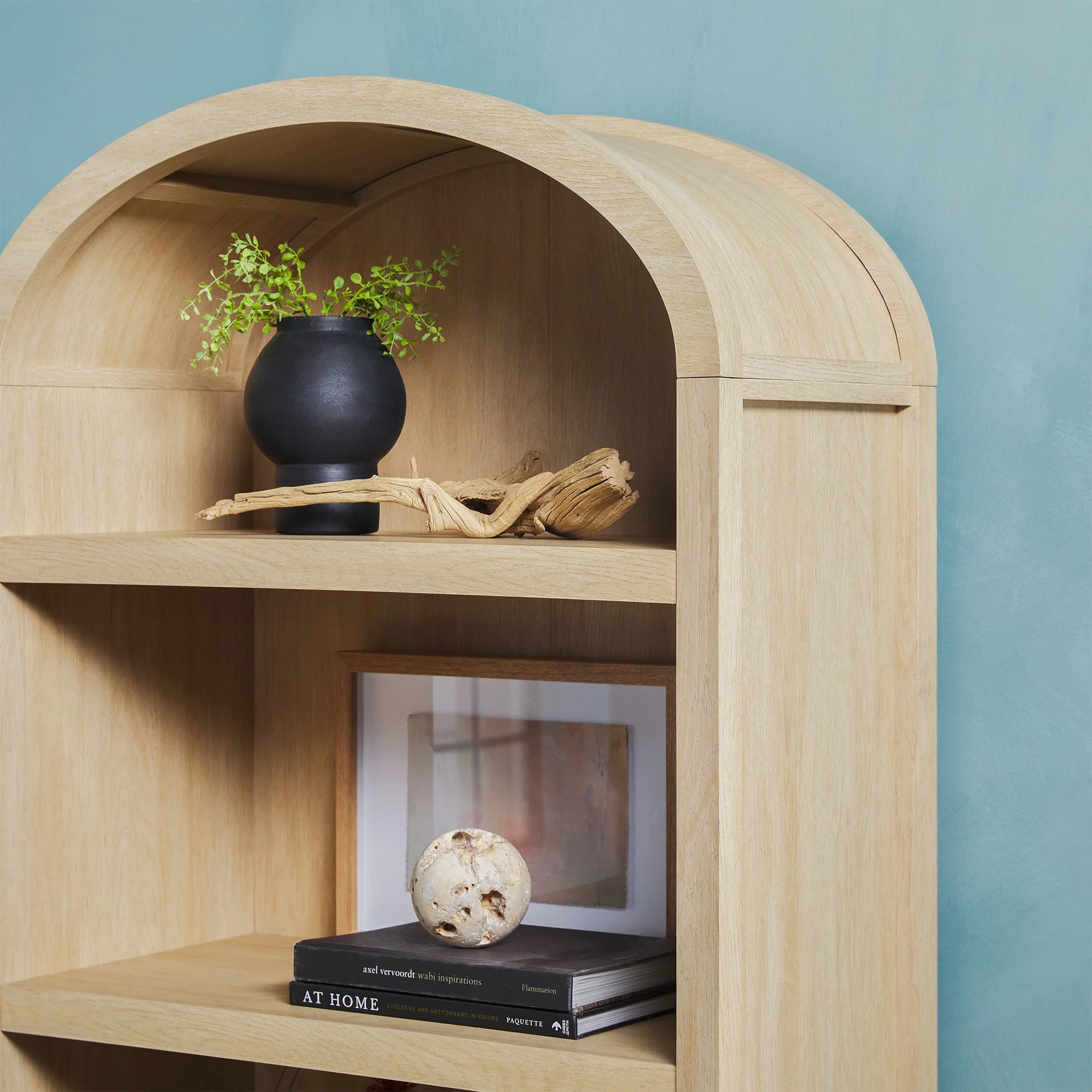 Arched Bookcase with 5 Spacious Shelves - Image 6