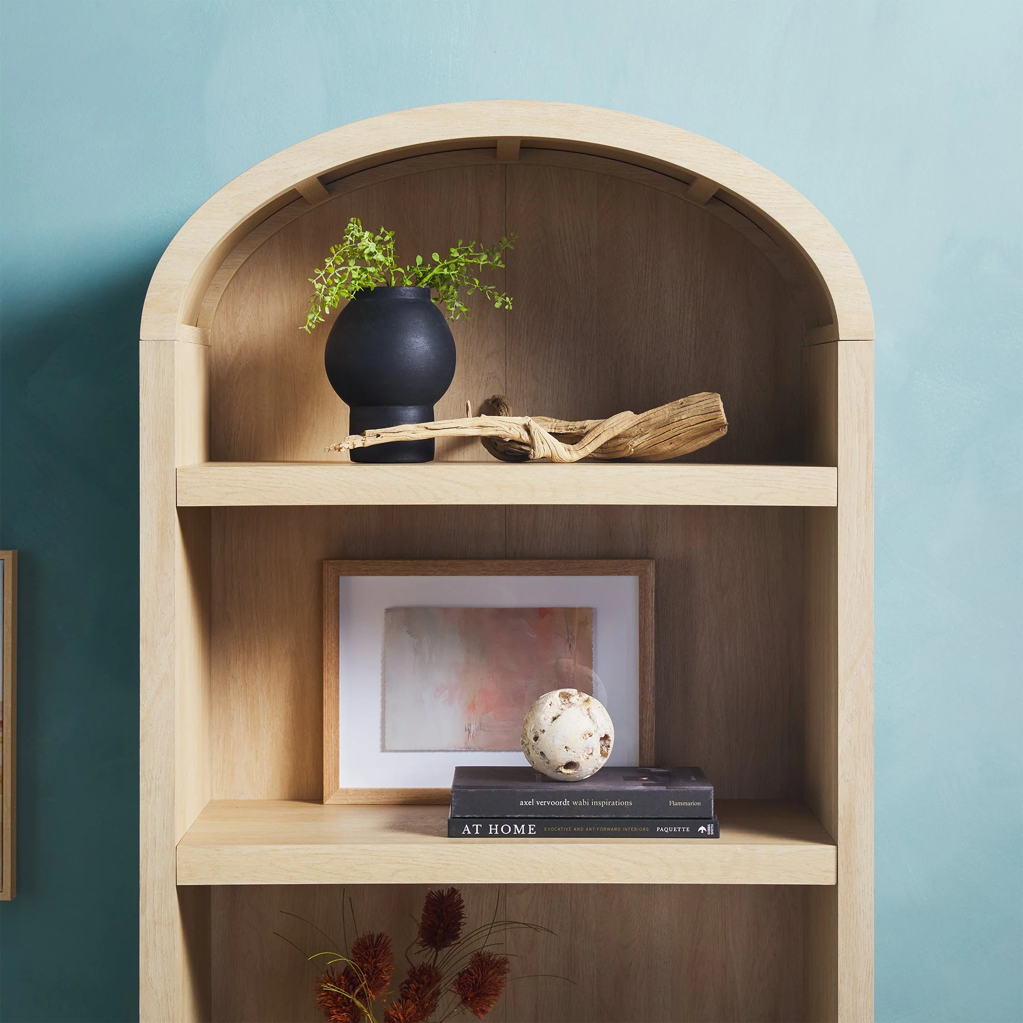 Arched Bookcase with 5 Spacious Shelves - Image 8