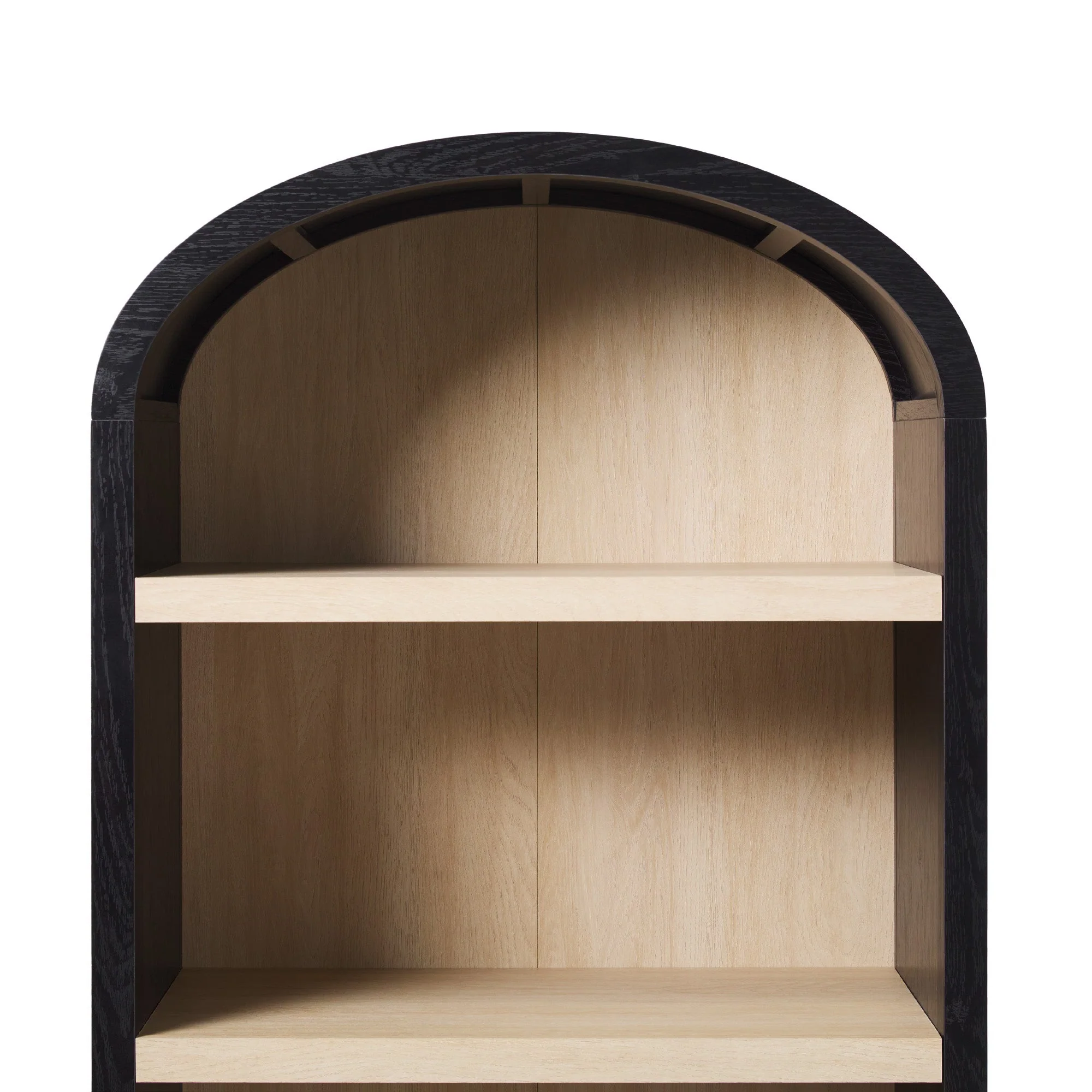 Arched Bookcase with 5 Spacious Shelves - Image 3