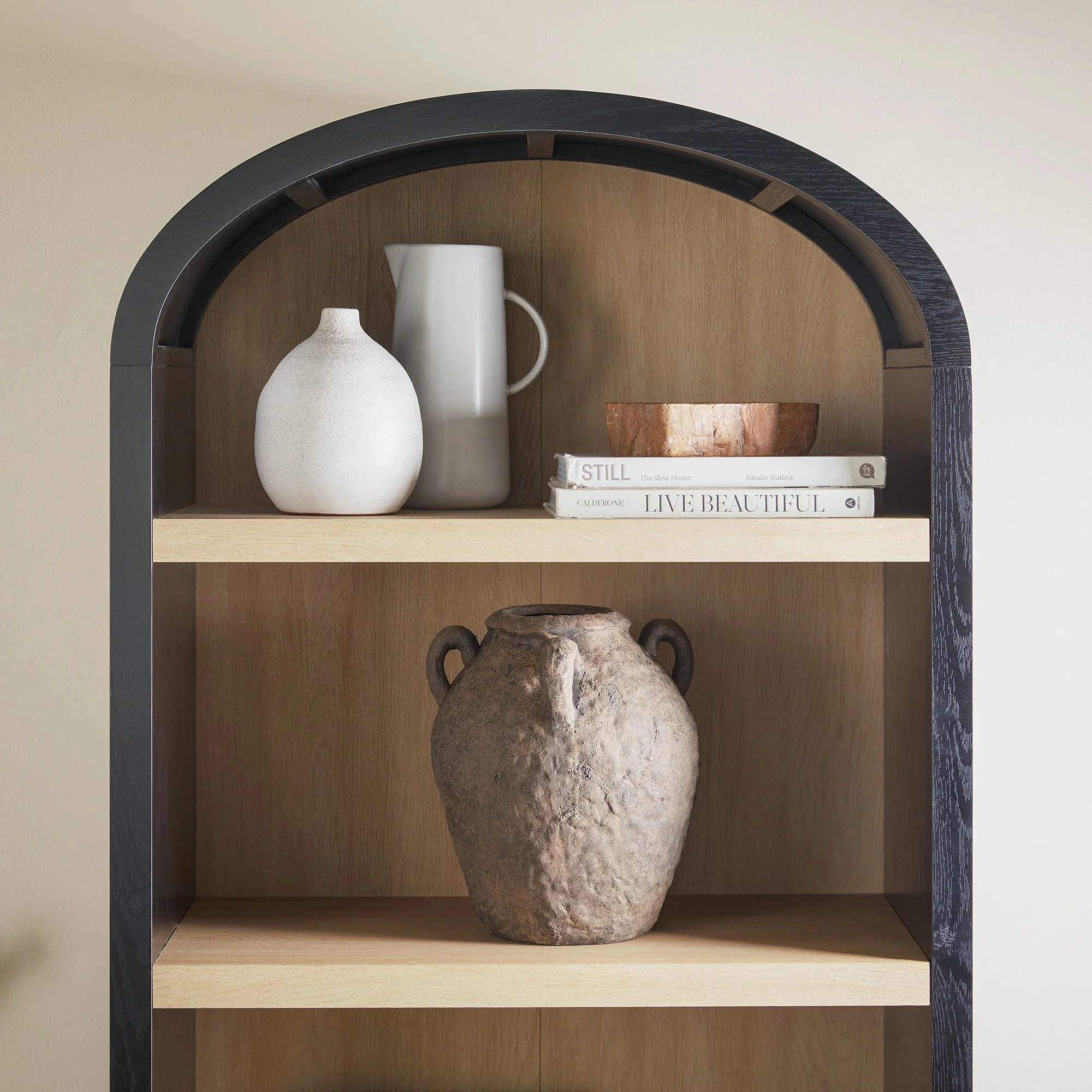 Arched Bookcase with 5 Spacious Shelves - Image 6