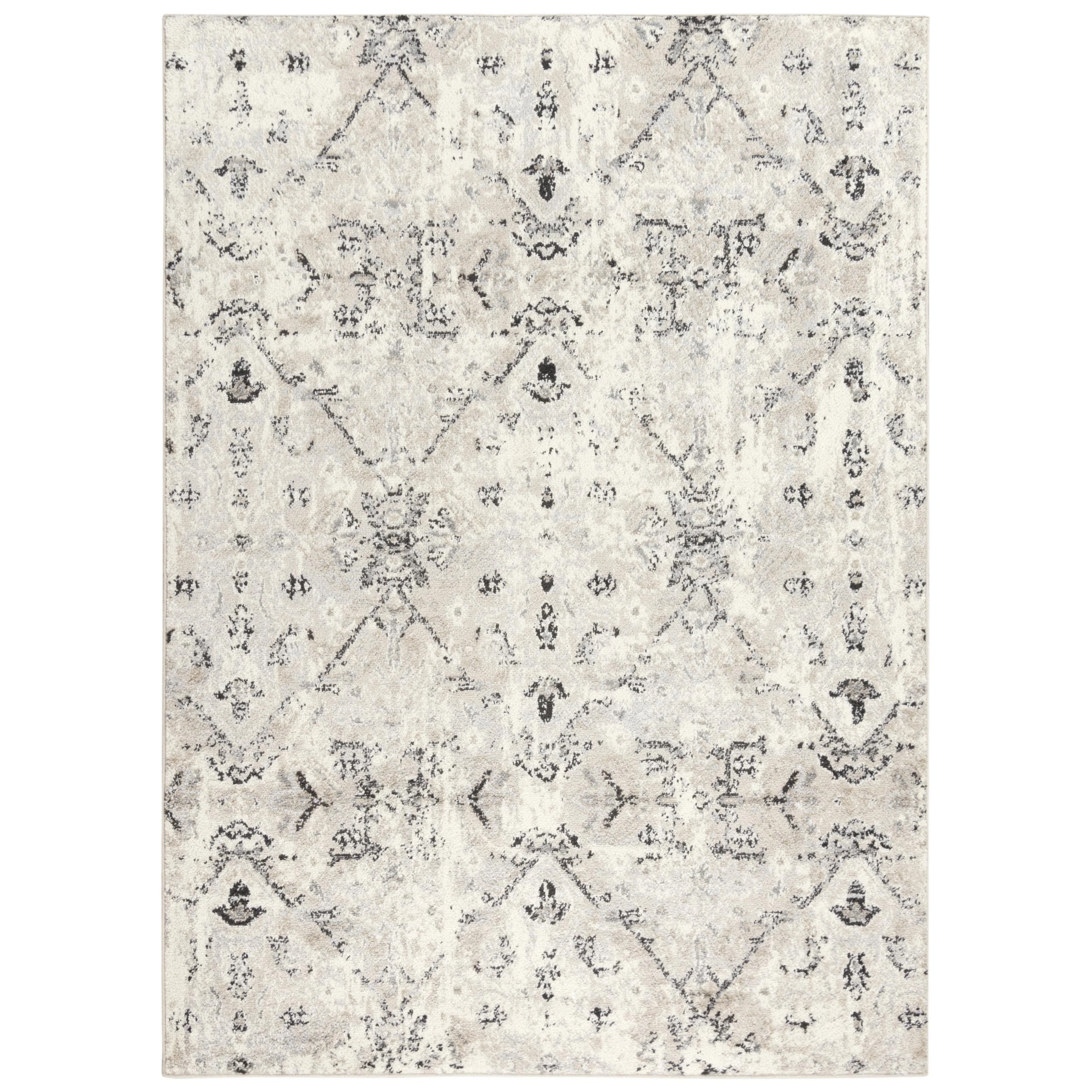 Ashbourne Power Loomed Geometric Area Rug