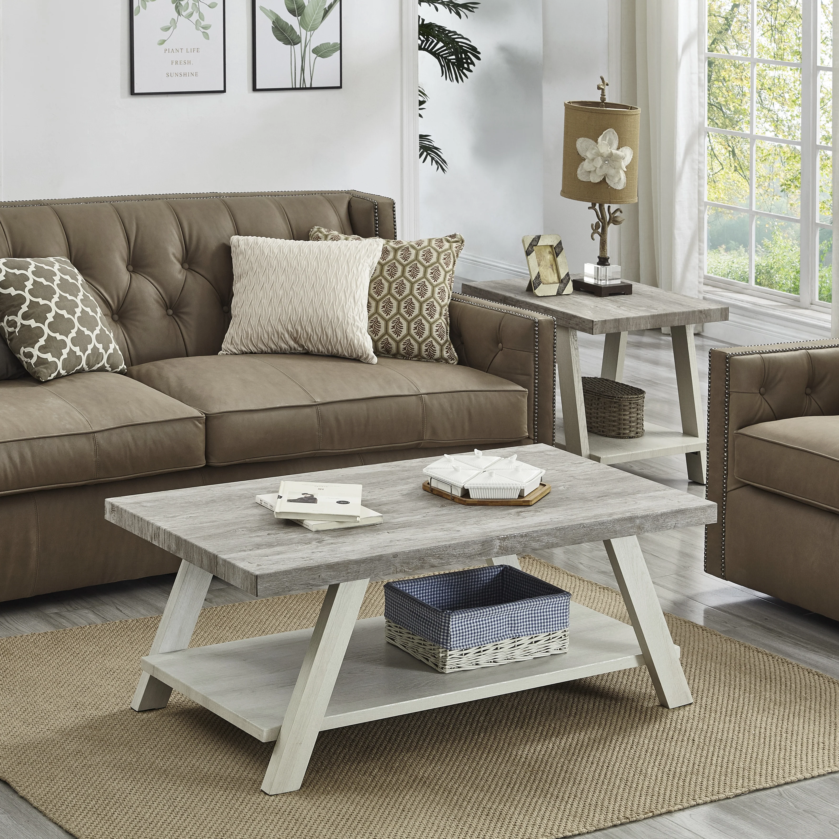 Athens Contemporary 3-Piece Table Set - Image 12