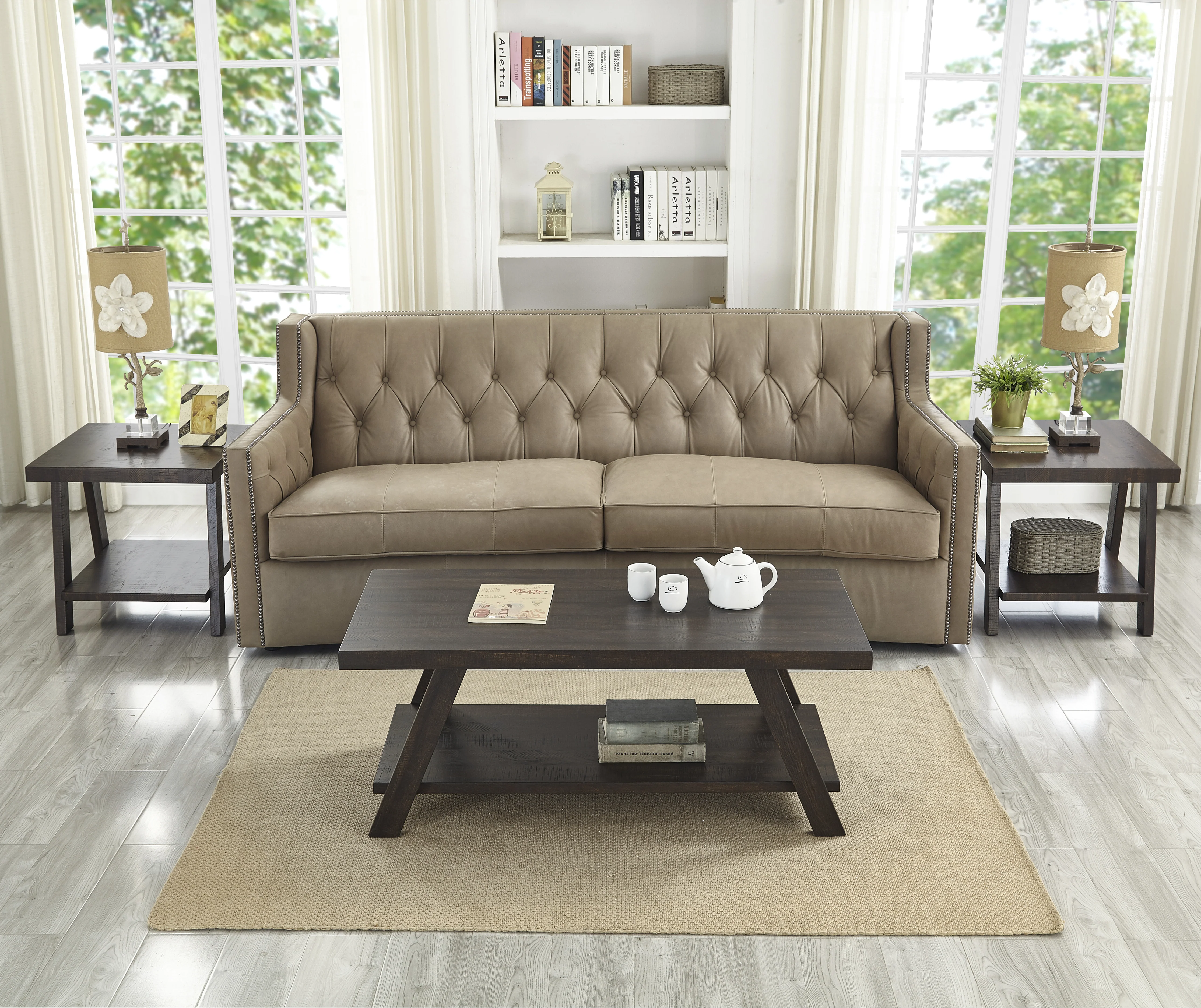 Athens Contemporary 3-Piece Table Set - Image 6