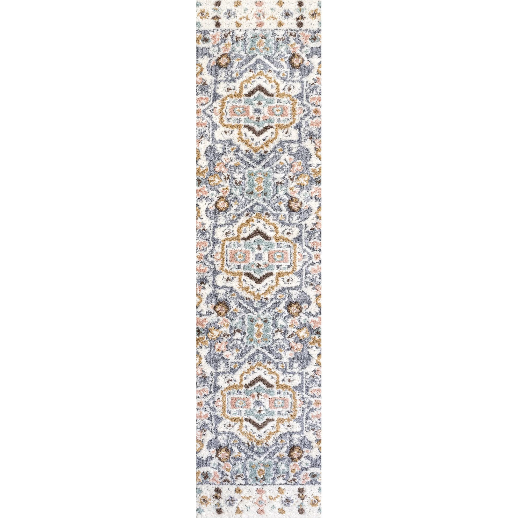 Aziza Persian Medallion High-Low Rug - Image 7