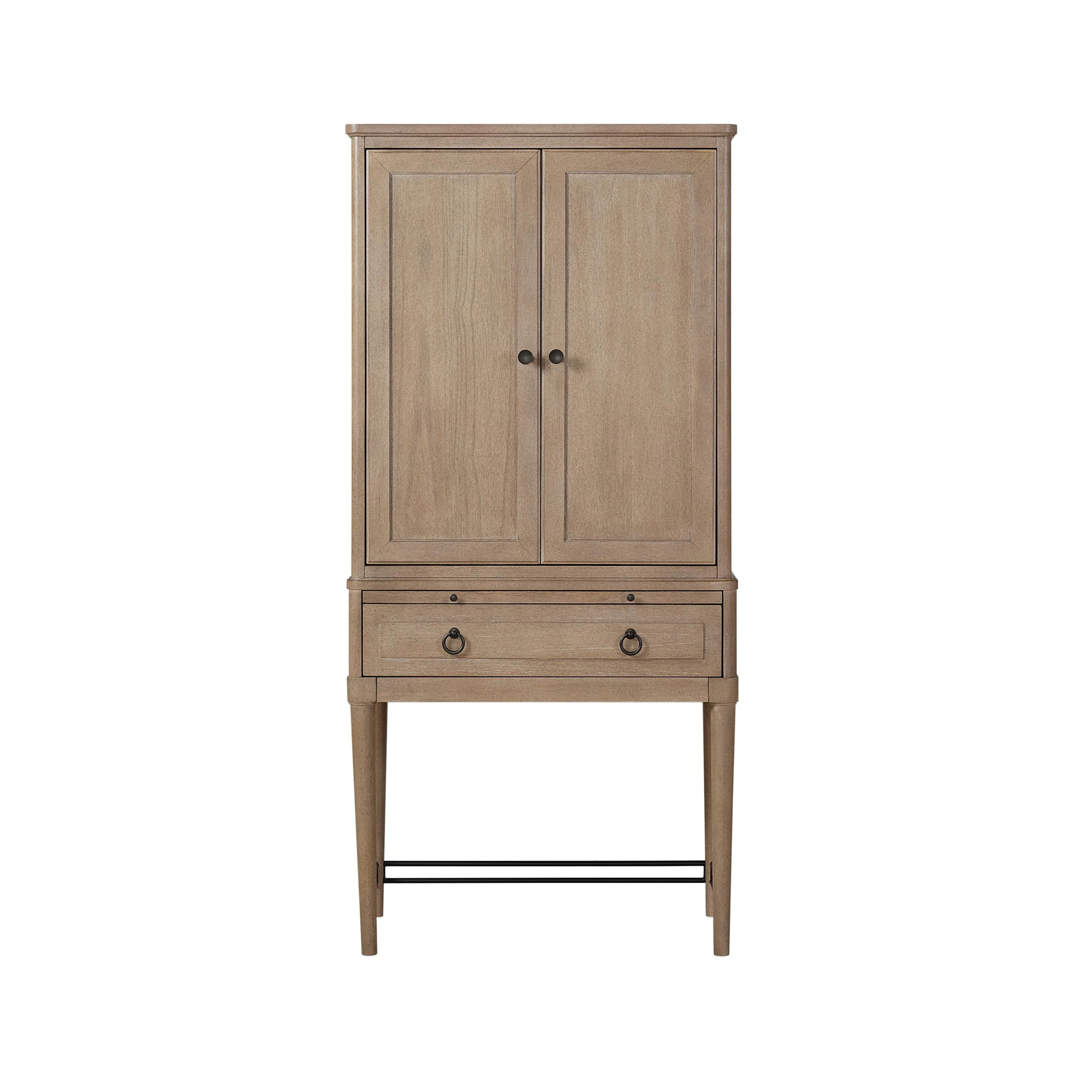 Bar Cabinet in Sand Colored Finish - Image 3