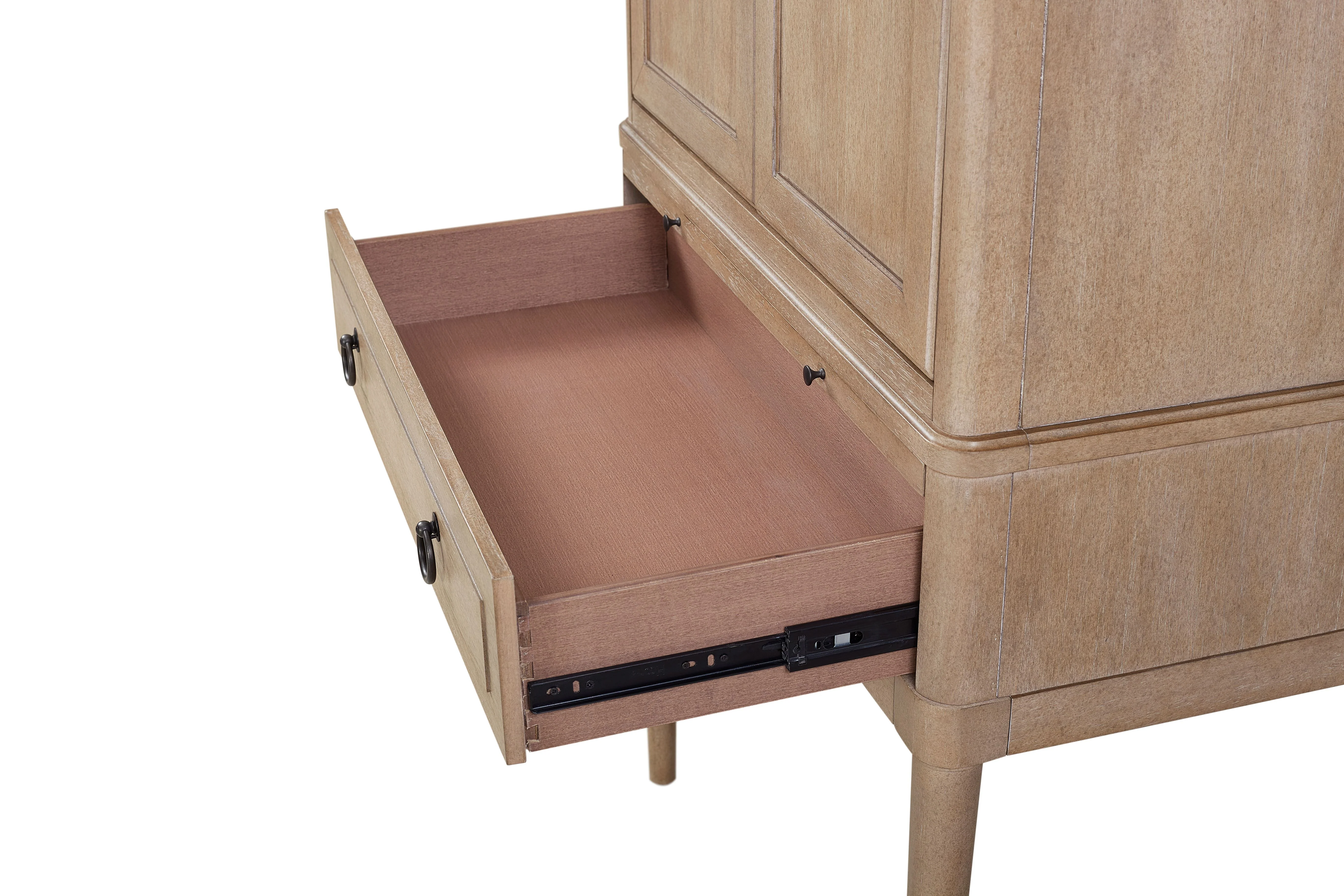 Bar Cabinet in Sand Colored Finish - Image 7