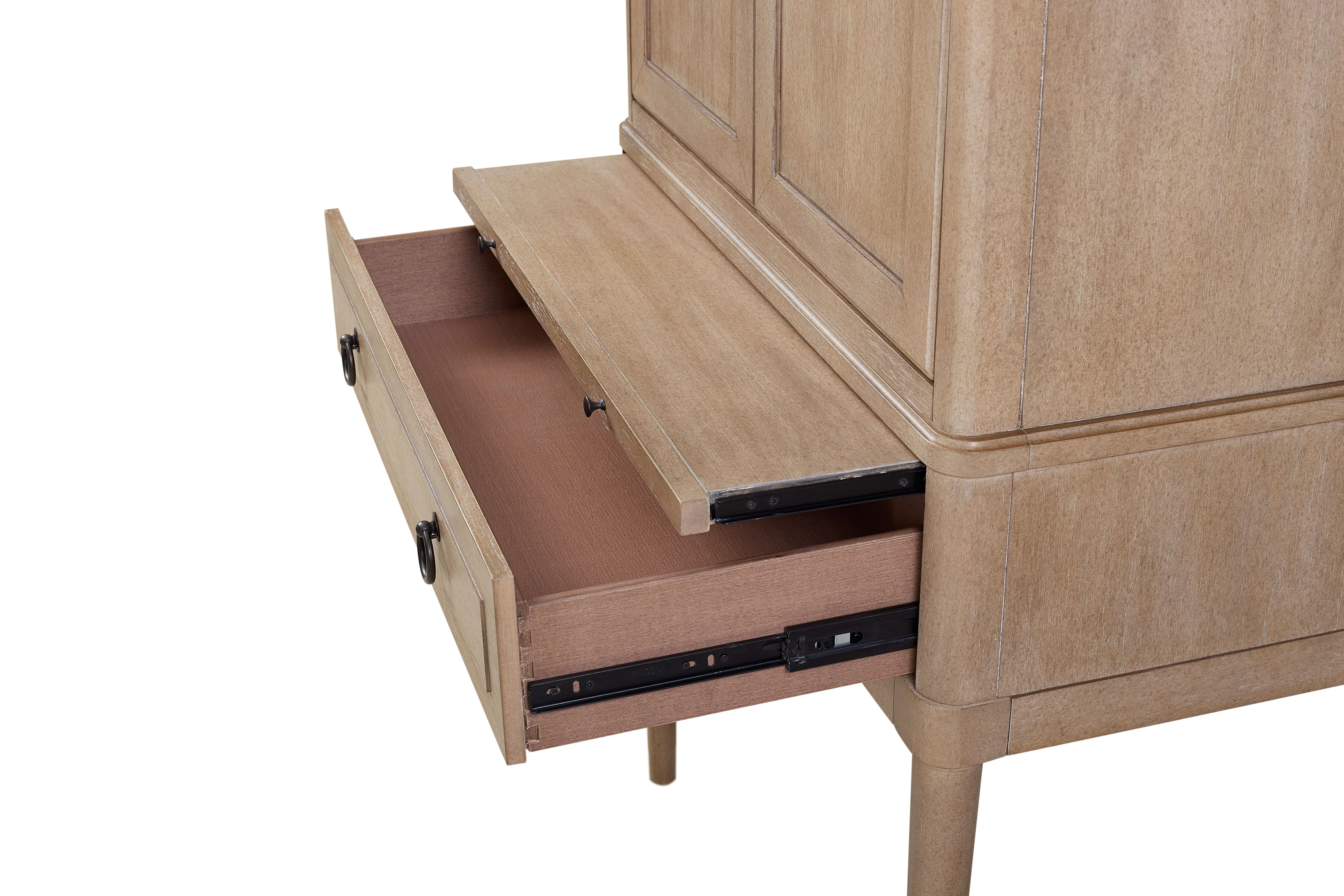 Bar Cabinet in Sand Colored Finish - Image 8