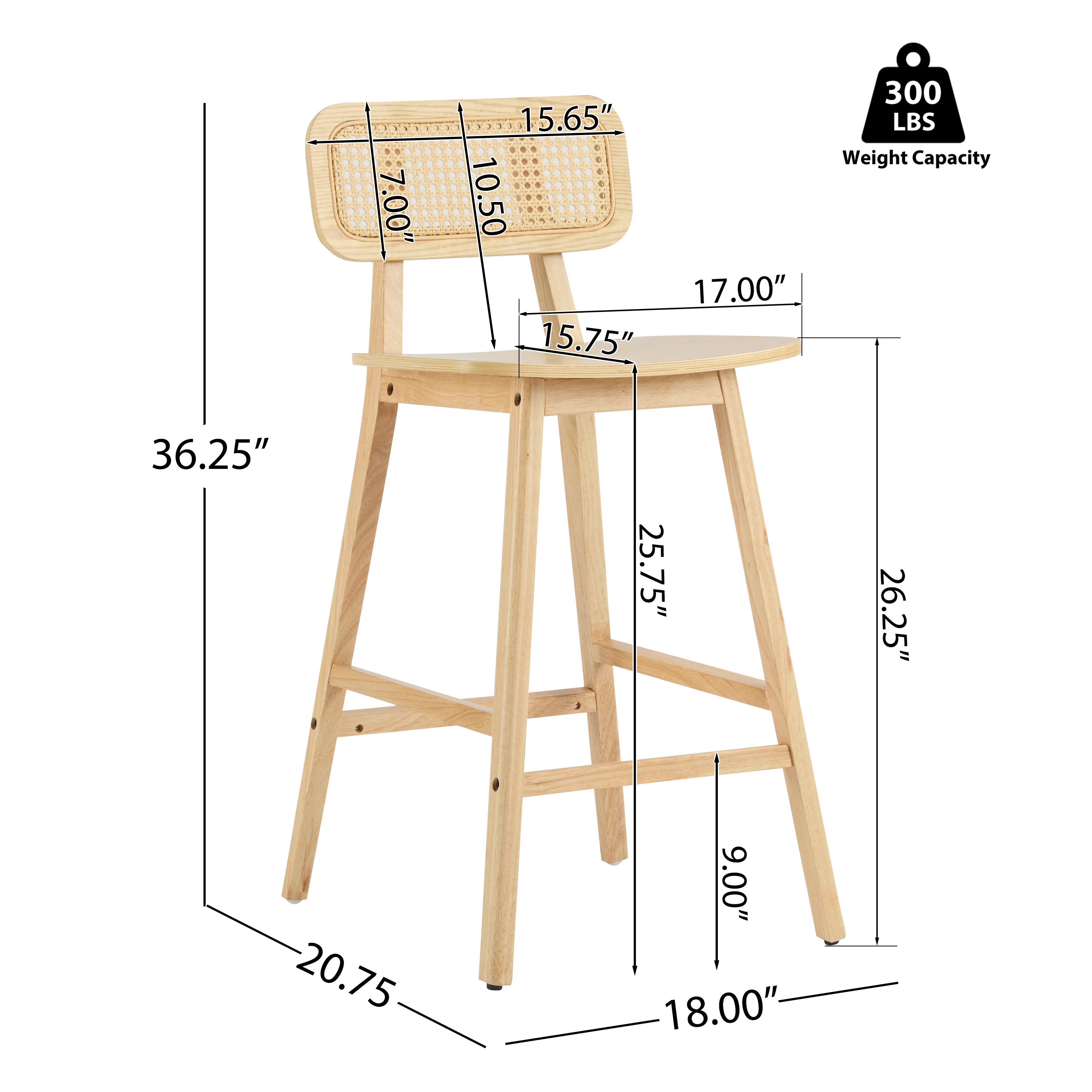 Bari Barstool, Set of 2 - Image 5