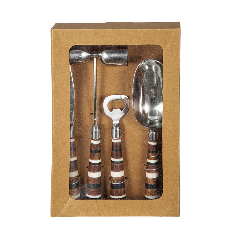 Barware Tools, Set of 4