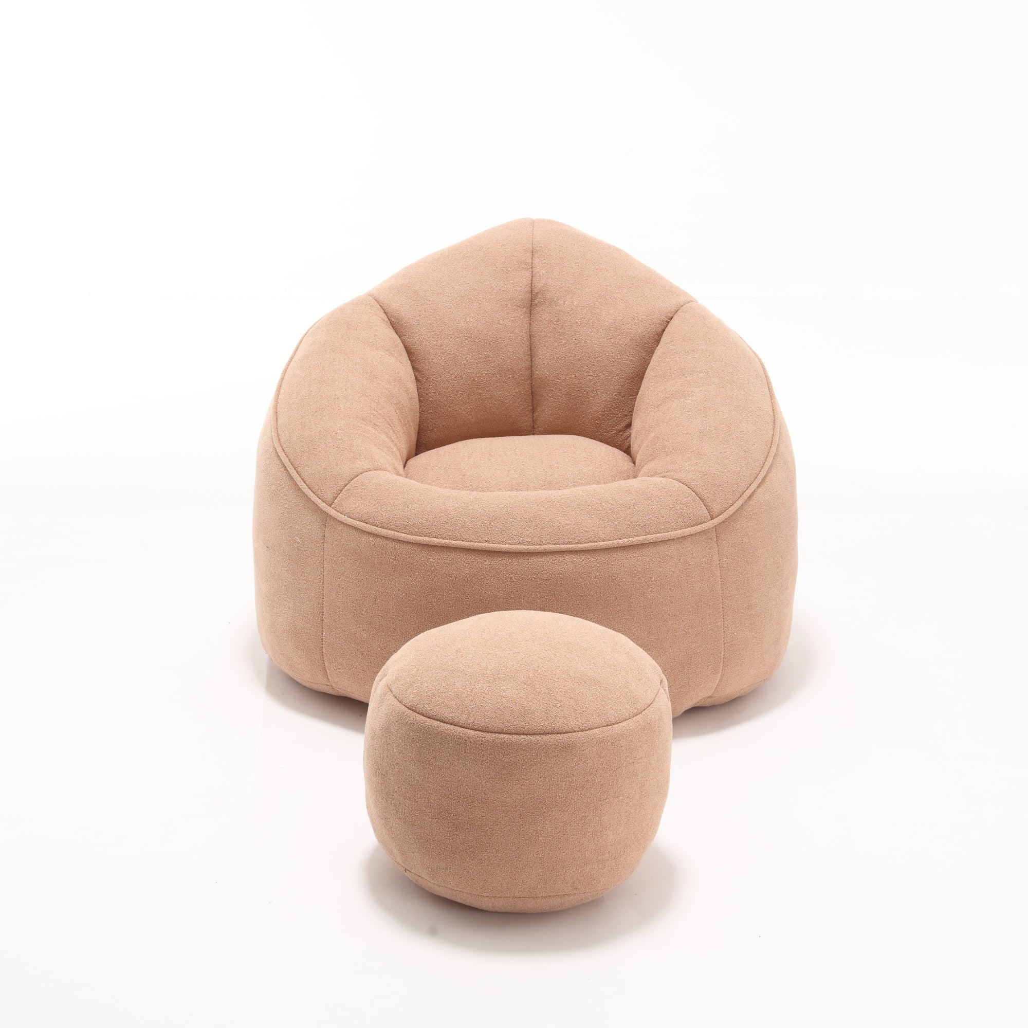 Bean Bag Sofa Chair with High-Pressure Foam and Footrest - Image 101
